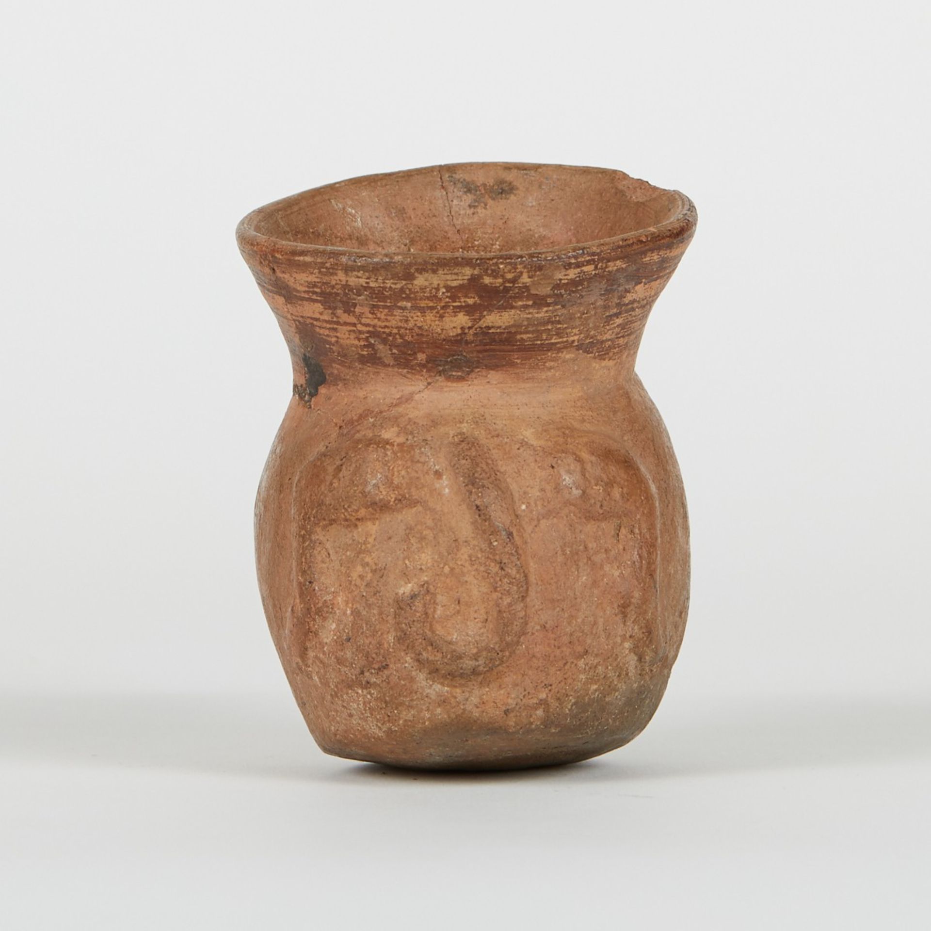 Moche Ceramic Jaguar Pot Peru - Image 4 of 9