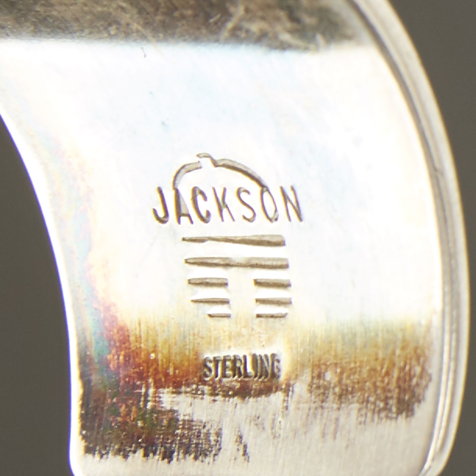 Gene & Martha Jackson Navajo Sterling Silver Bracelet - Image 2 of 3