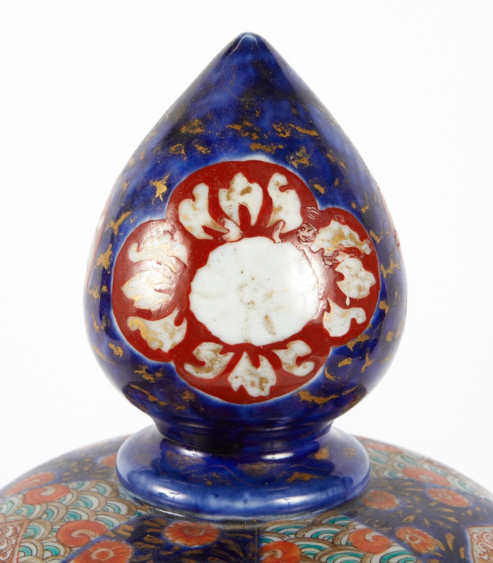 Grp: 2 Large Imari Urns w/ Dragons - Bild 8 aus 23