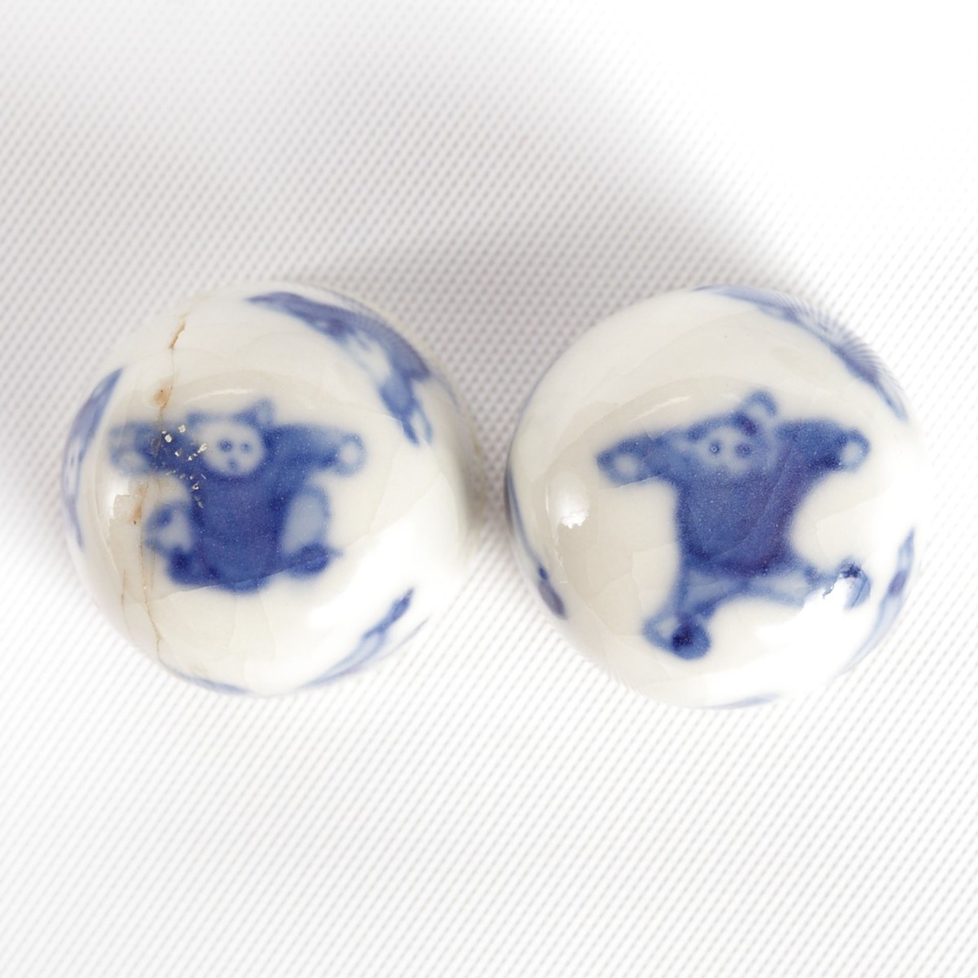 Pr: Small Chinese Blue and White Ginger Jars - Image 7 of 9