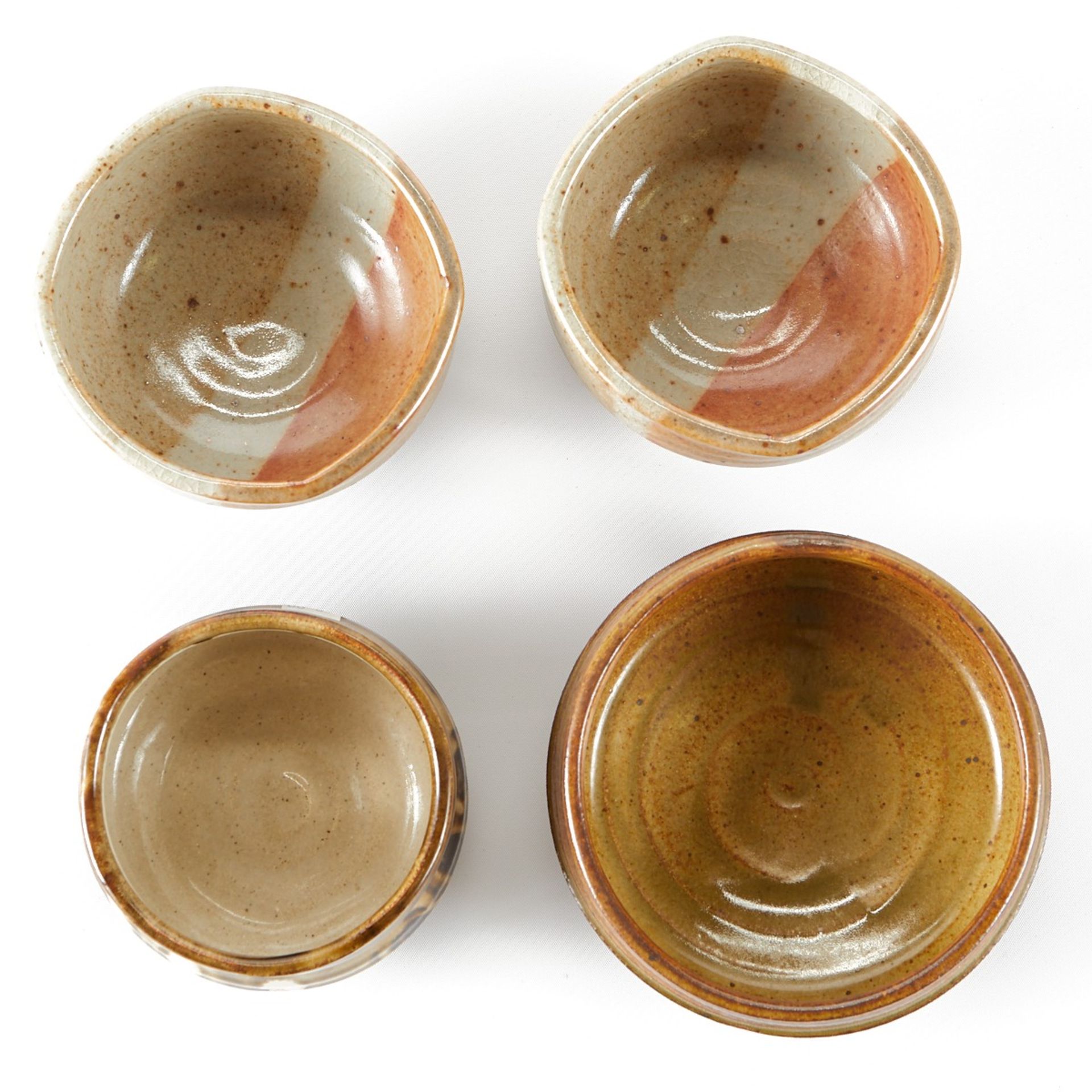 Grp: 4 Warren Mackenzie Tea Bowls - Image 4 of 5