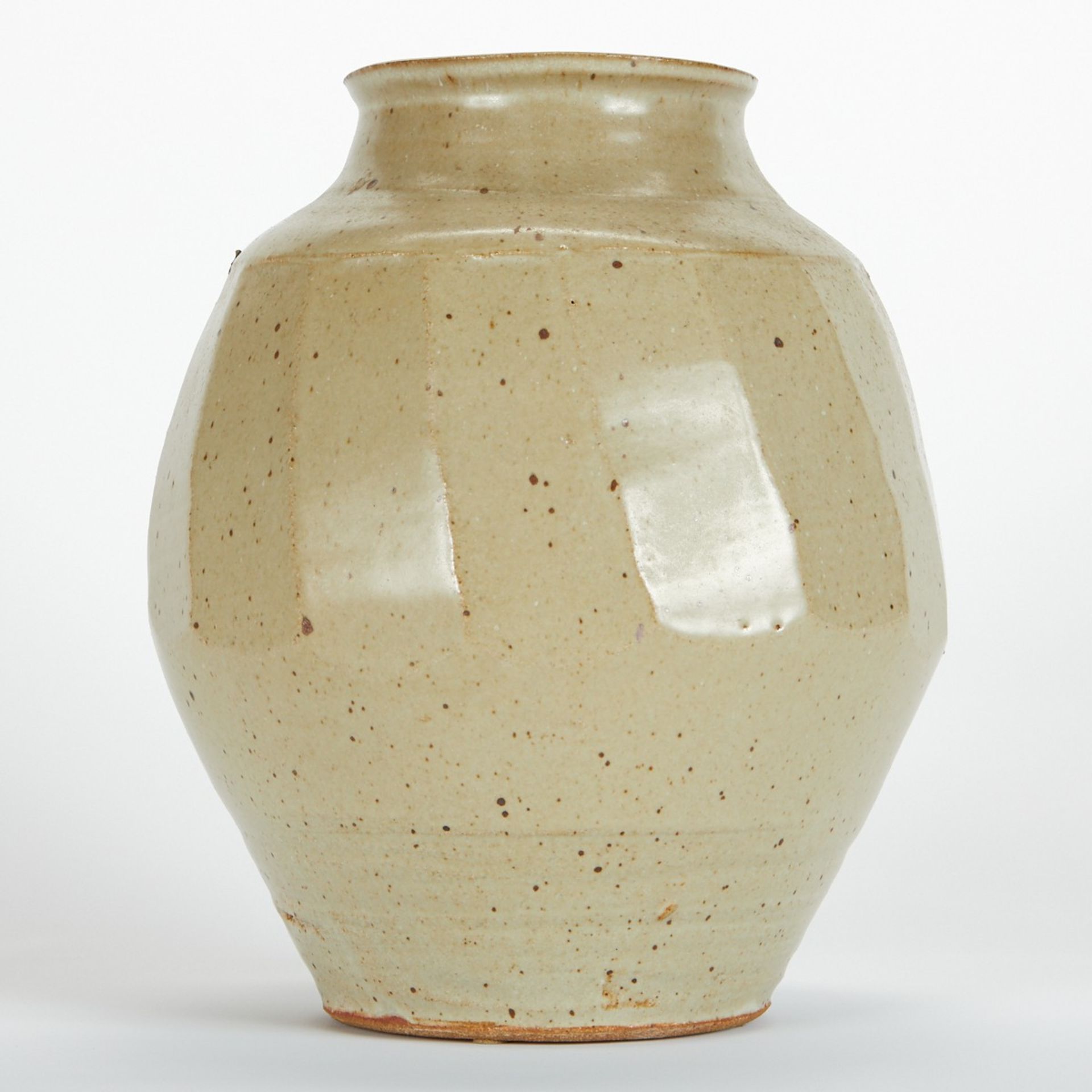 Large Warren Mackenzie Pottery Fluted Vase - Image 3 of 6