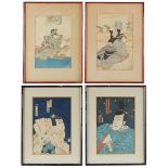 Grp: 4 Japanese Woodblock Prints