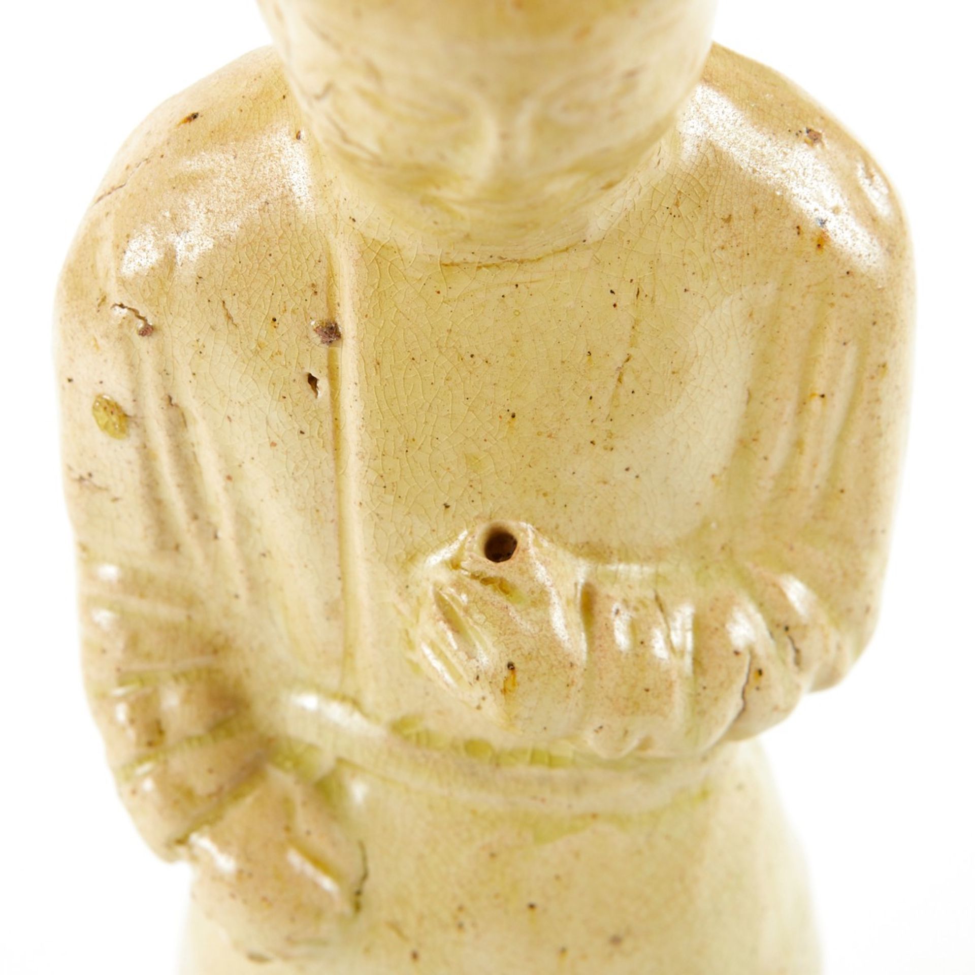 Han Green Vase & Sui Straw Glazed Figure - Image 7 of 10