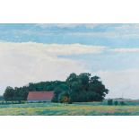 Gary Bowling "Wisconsin Barn" Oil Painting