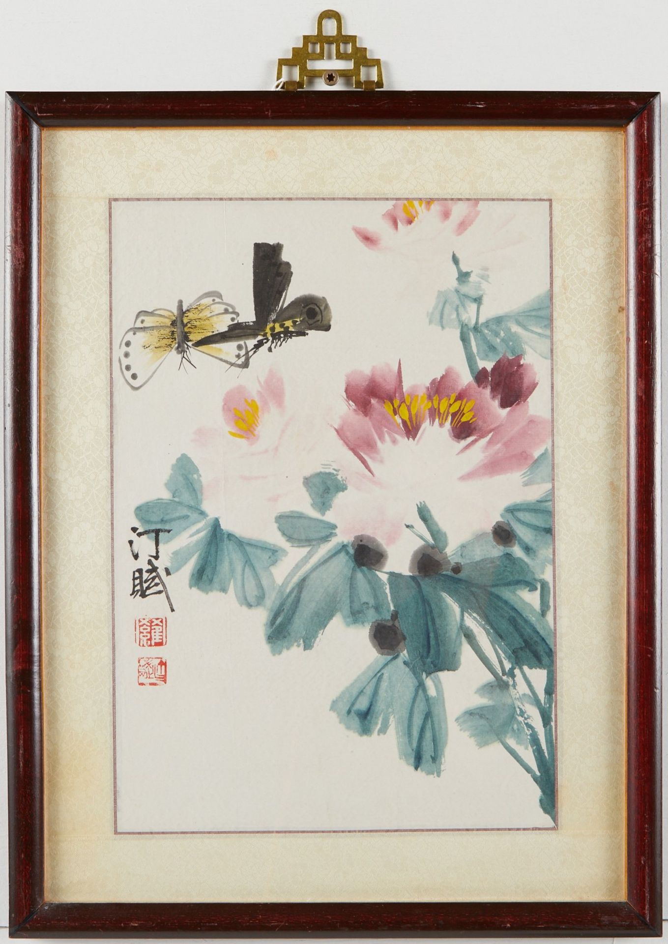 Grp: 3 Chinese Paintings Wu Zhong Xiong - Image 7 of 14