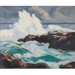 Carl Schmidt Coastal Seascape Painting