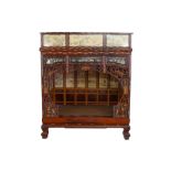 Chinese Wedding Bed w/ Painted Panels