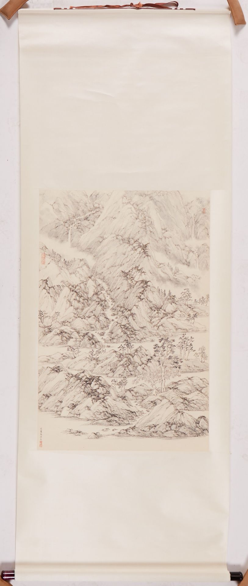 Hanging Scroll Painting - Arnold Chang 1998 - Image 2 of 8