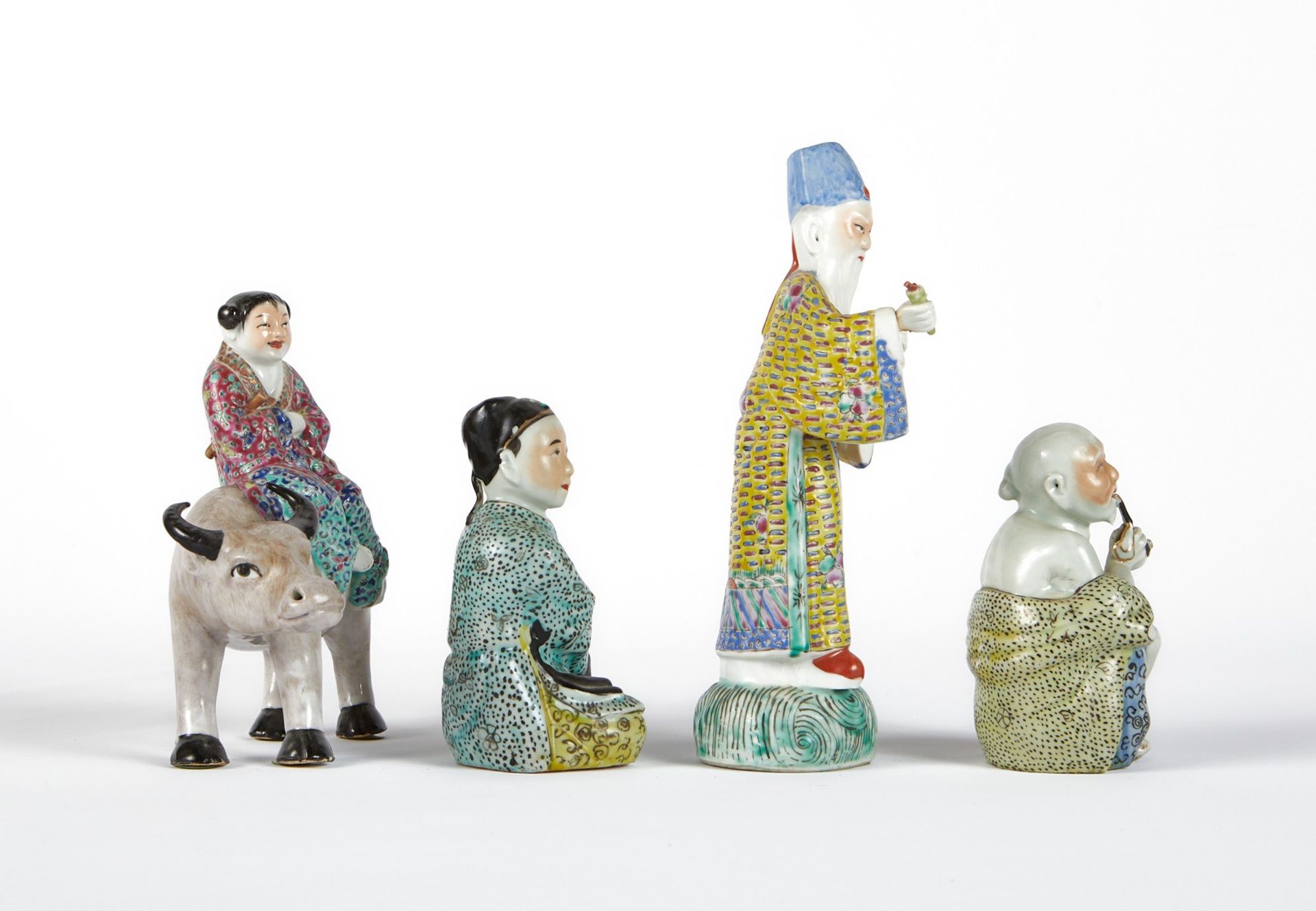 Grp: 4 Small Chinese Porcelain Figures - Image 5 of 7
