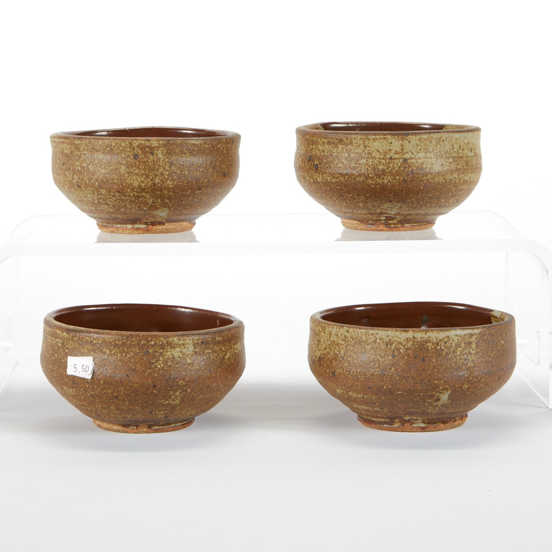 Set 4 Warren Mackenzie Bowls w/ Handles - Image 4 of 6