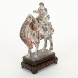 Early Chinese Tomb Figure of Camel & Rider