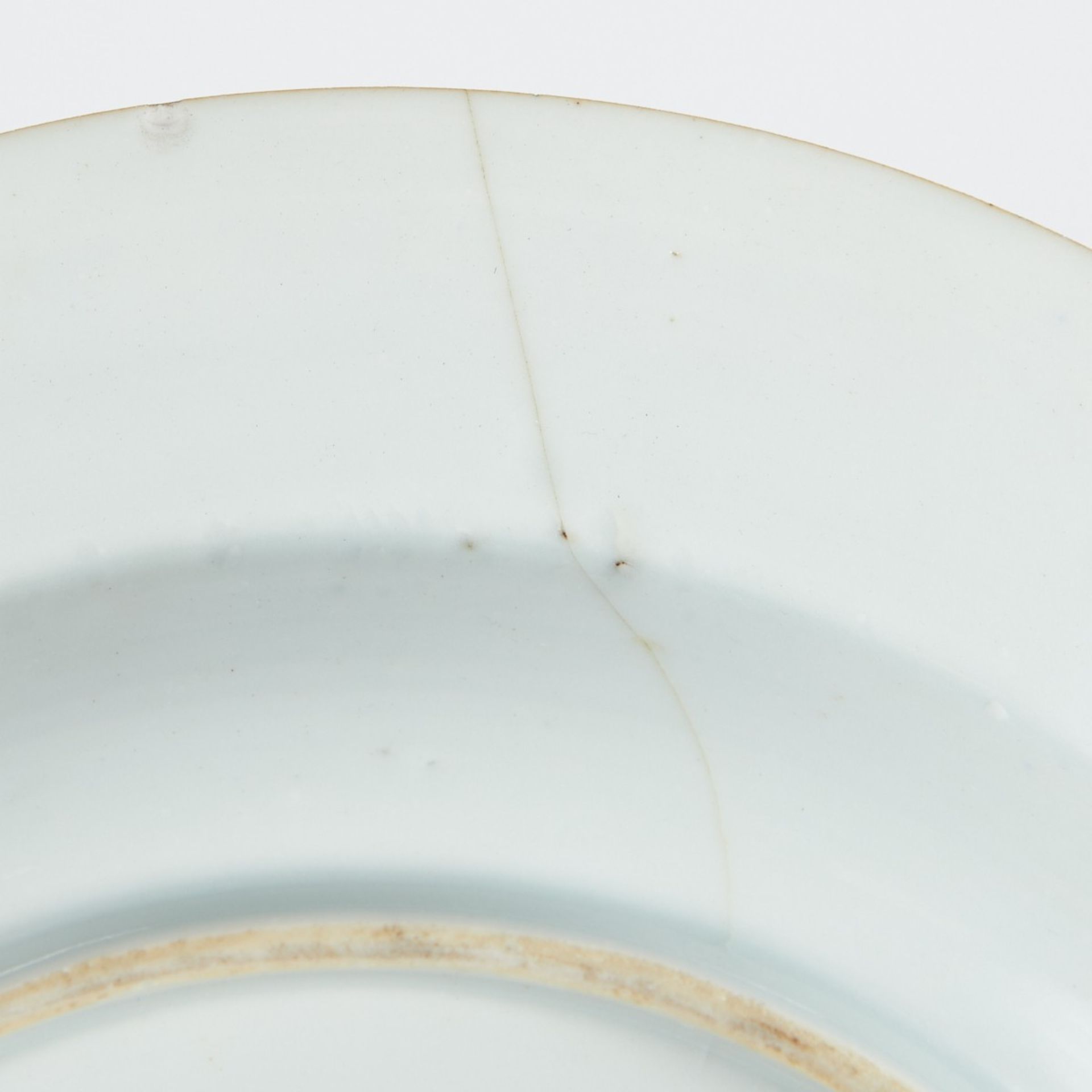 Grp: 8 Chinese Porcelain Plates 18th/19th c. - Image 6 of 6