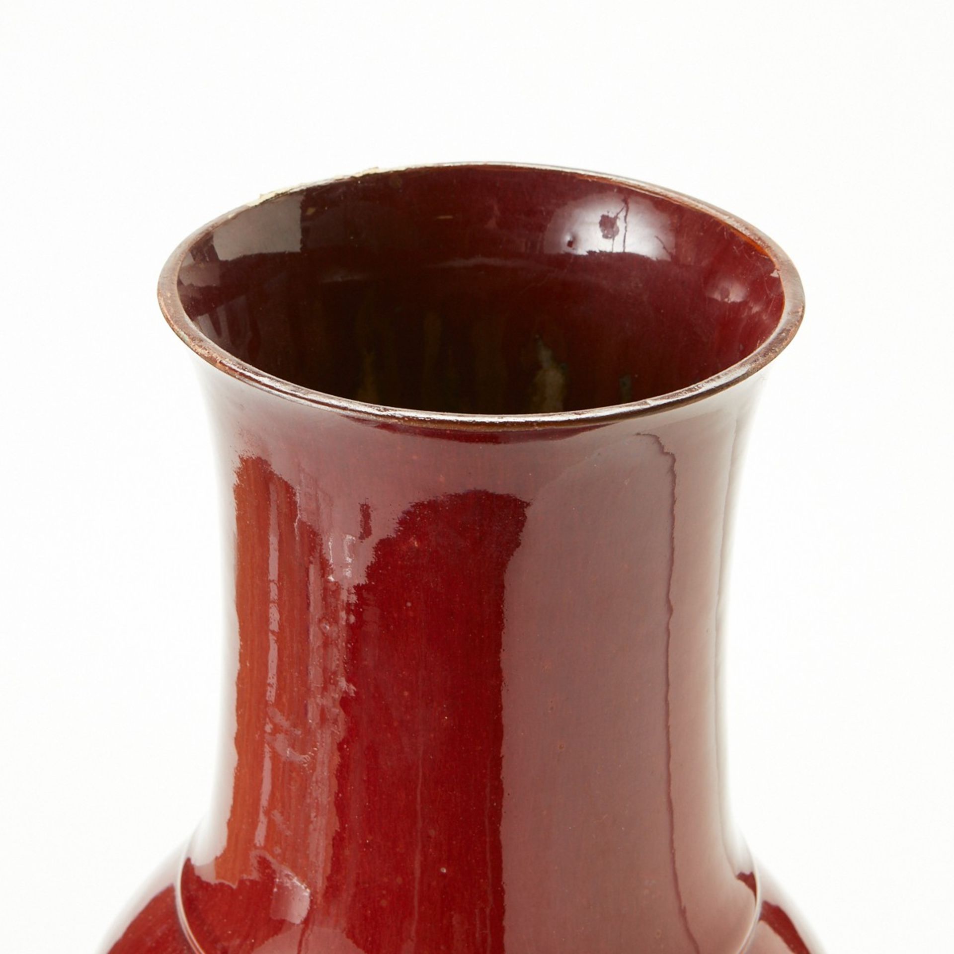 Large Chinese Oxblood Vase - Bild 4 aus 5
