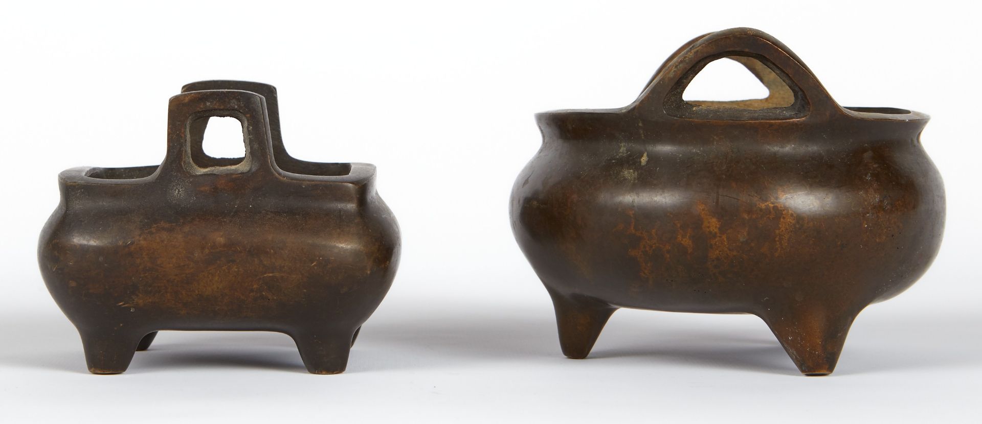 Grp: 2 Chinese Bronze Censers - Image 5 of 8
