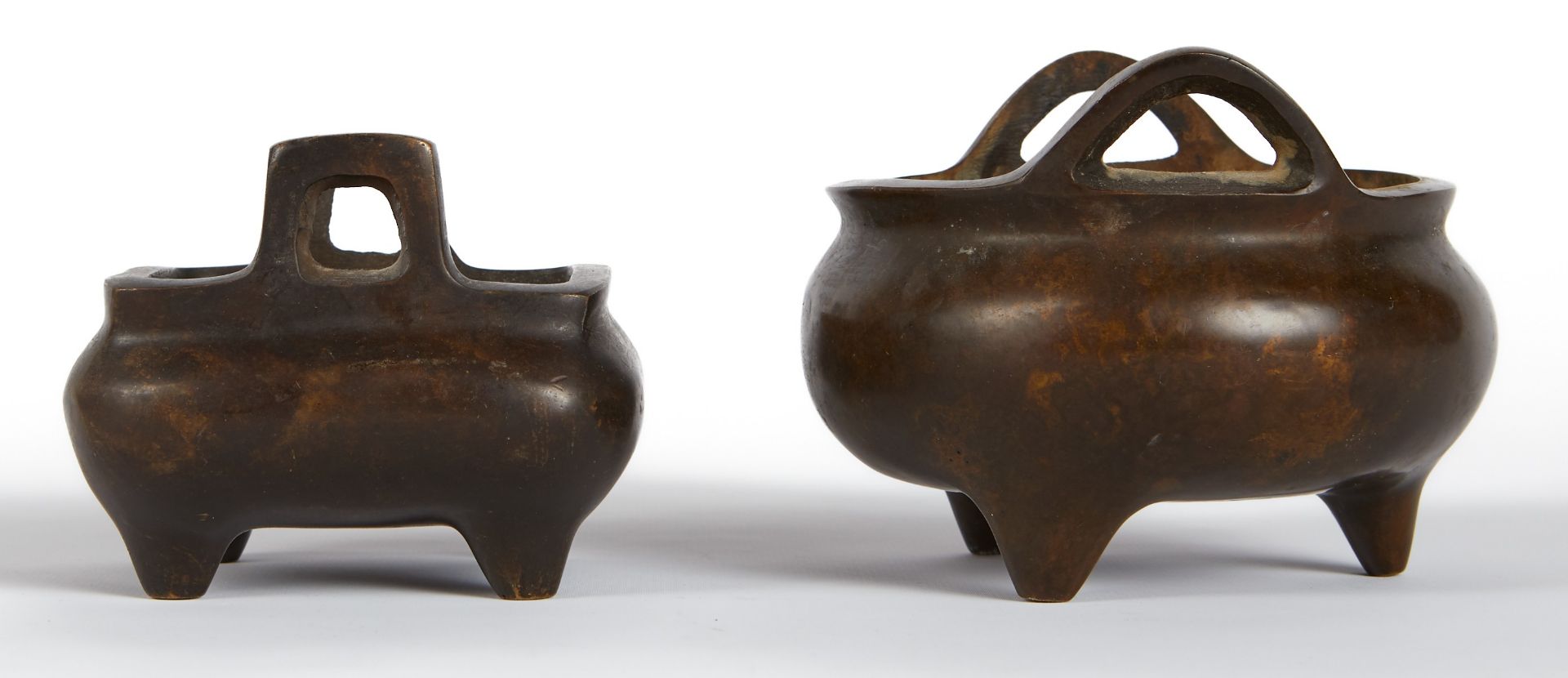 Grp: 2 Chinese Bronze Censers - Image 3 of 8