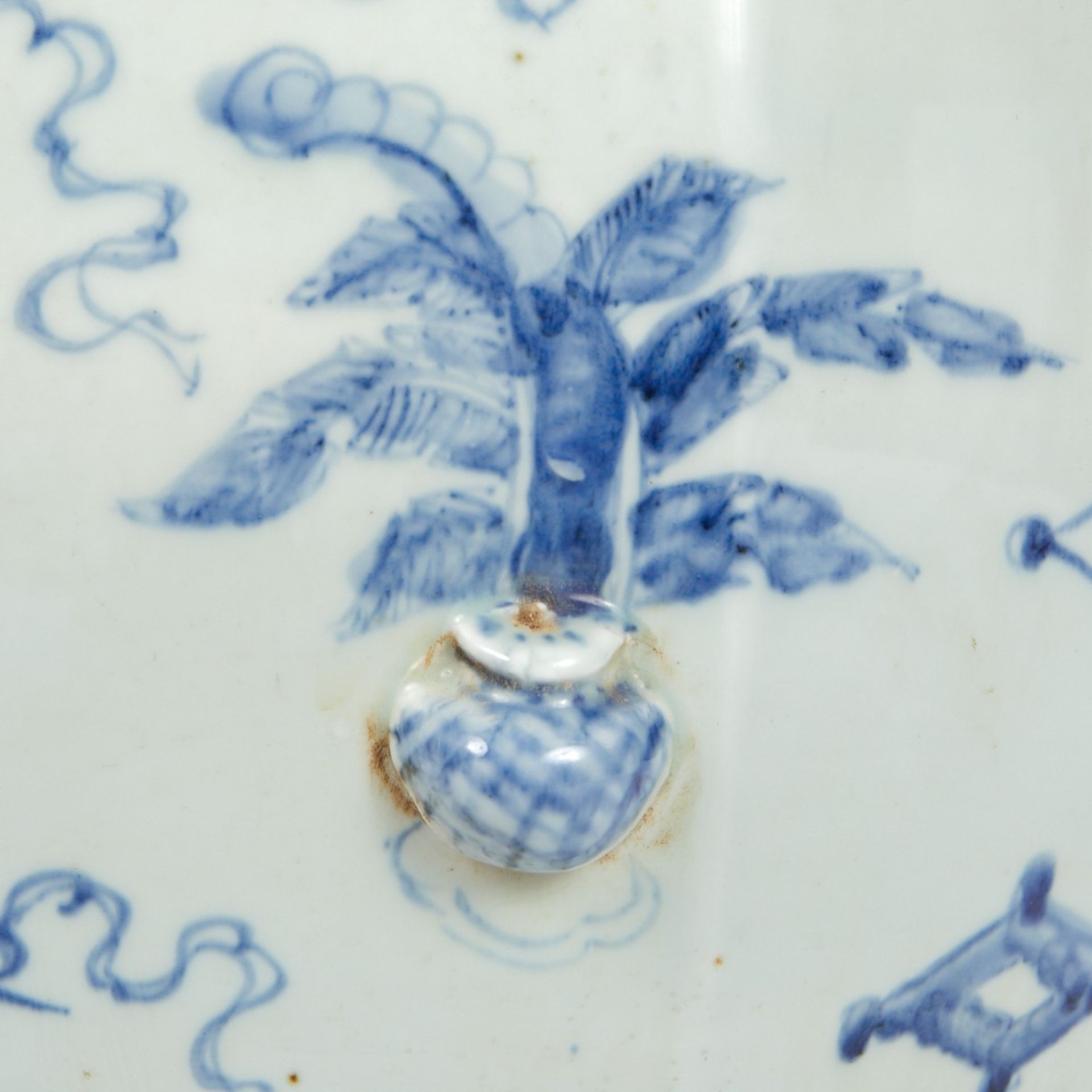 Chinese Porcelain Relief Decorated Planter - Image 7 of 9