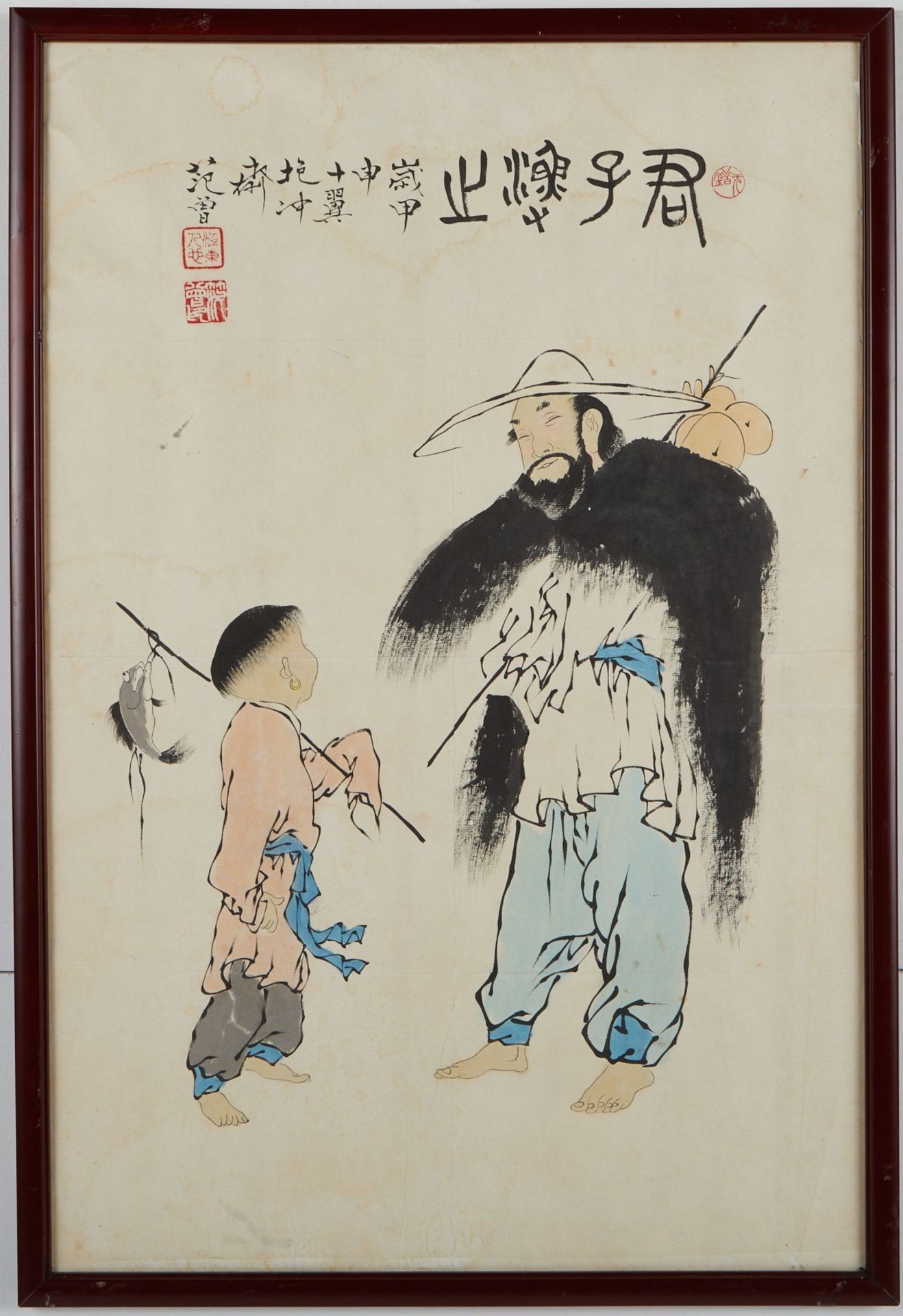 20th c. Chinese Painting - Bild 2 aus 6