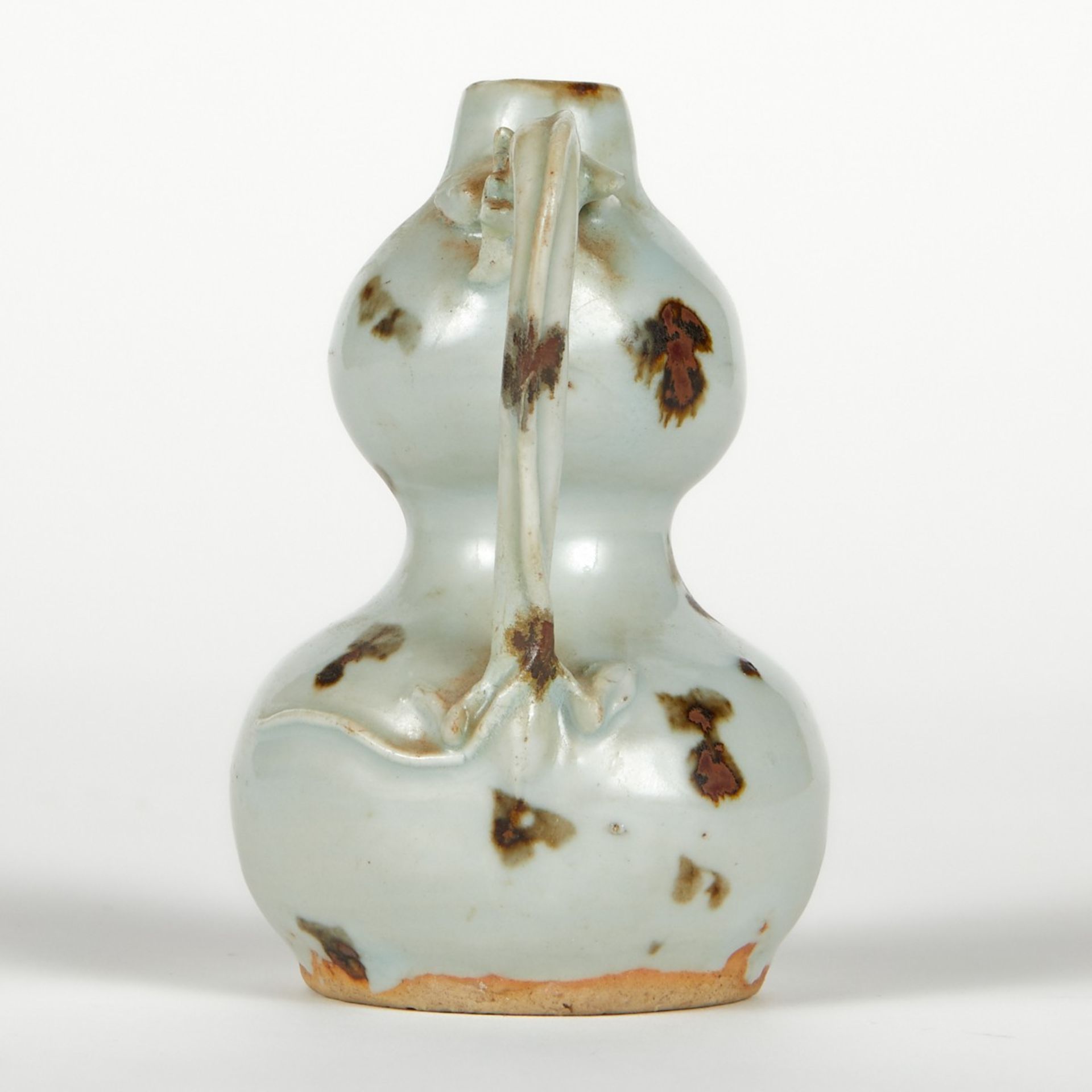 Chinese Song Dynasty Double Gourd Ewer w/ Splashed Glaze - Image 5 of 7