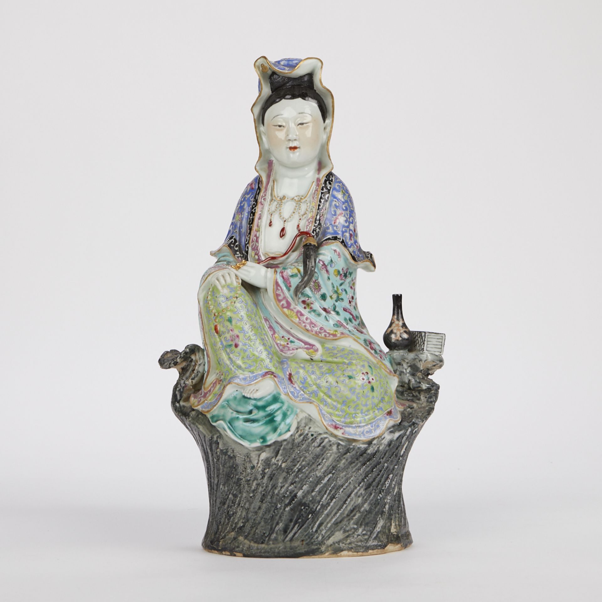 Early 20th c. Chinese Porcelain Lady in Robes