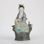 Early 20th c. Chinese Porcelain Lady in Robes