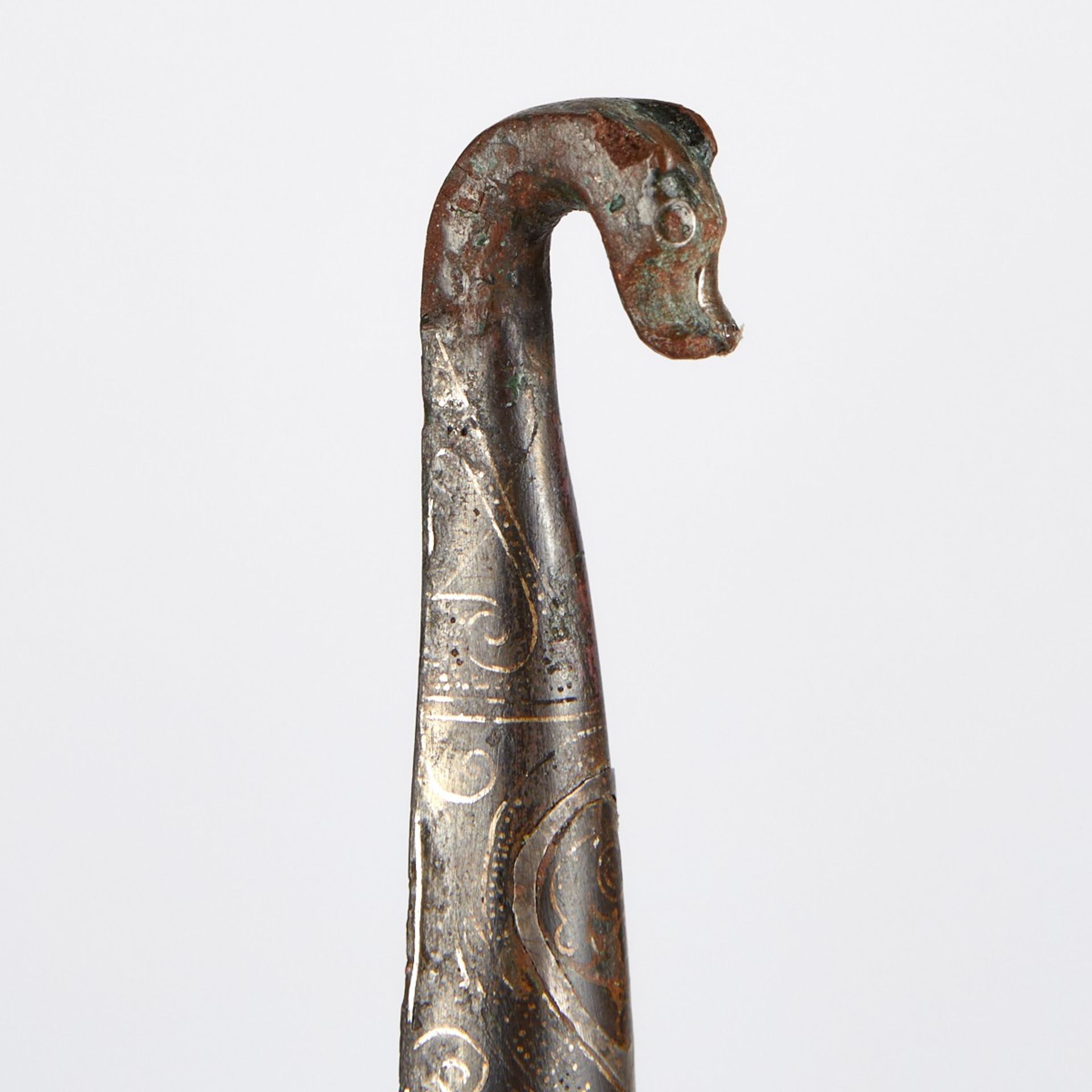 Early Chinese Bronze Belt Hook - Image 2 of 6