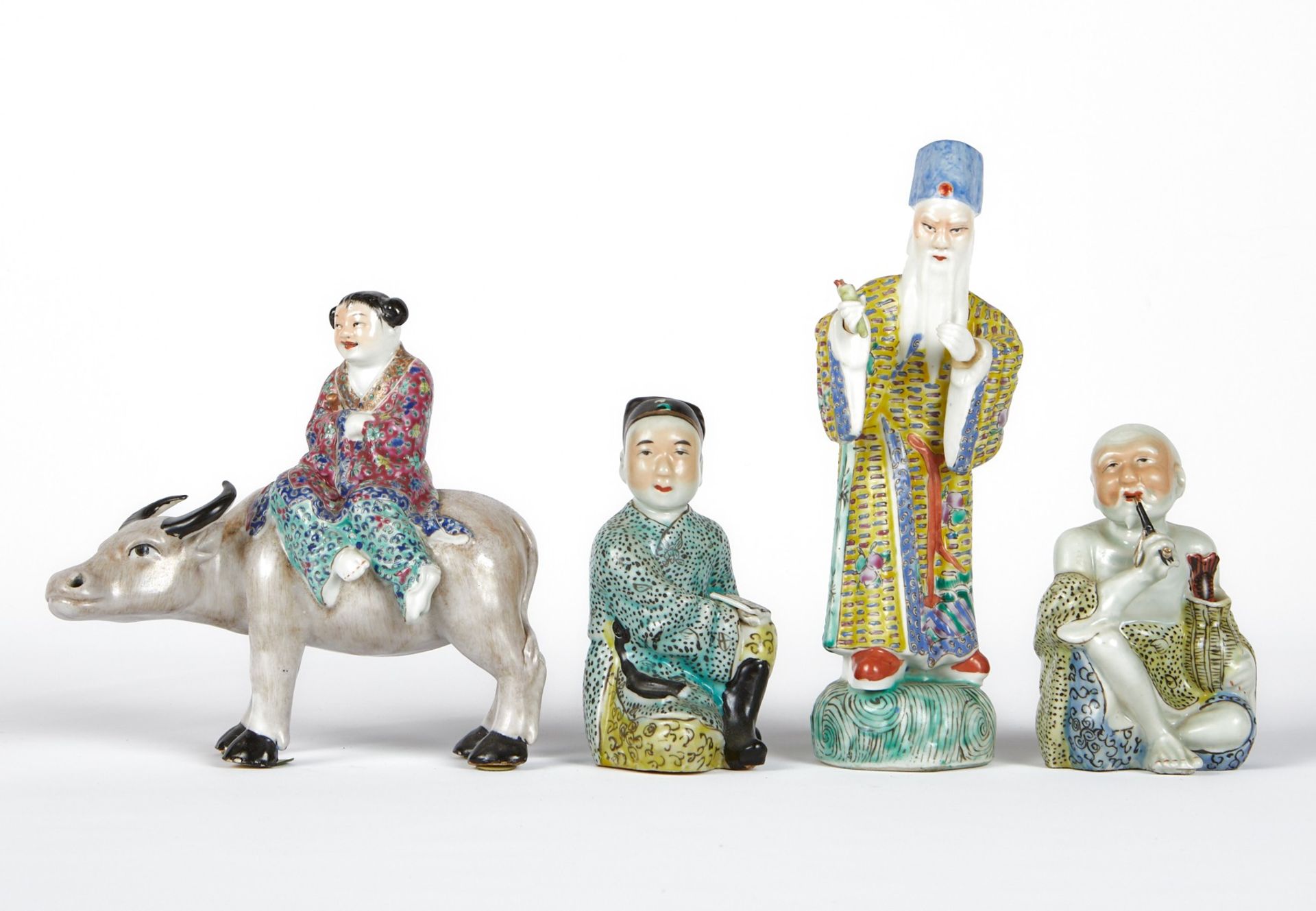 Grp: 4 Small Chinese Porcelain Figures - Image 2 of 7