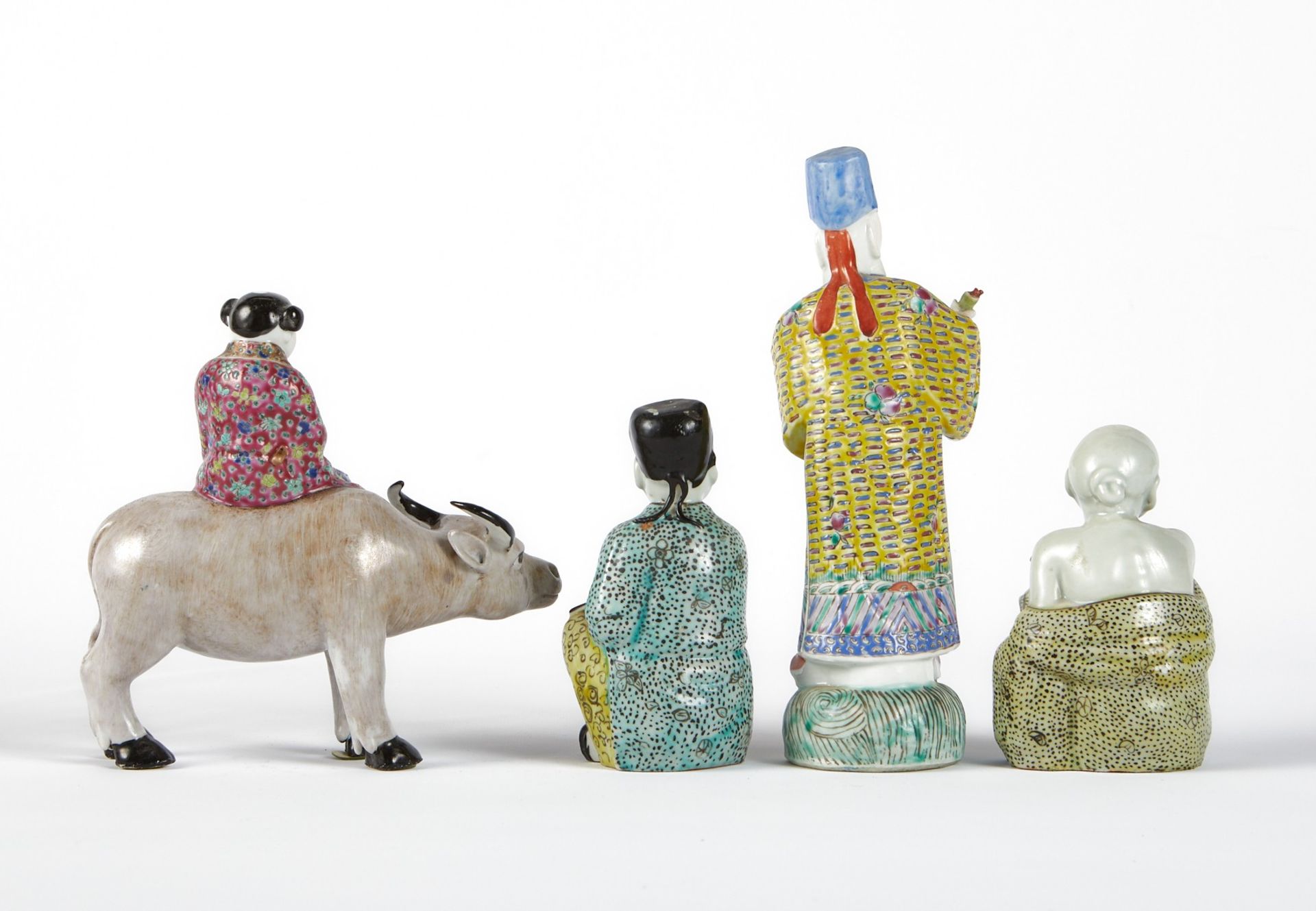 Grp: 4 Small Chinese Porcelain Figures - Image 3 of 7