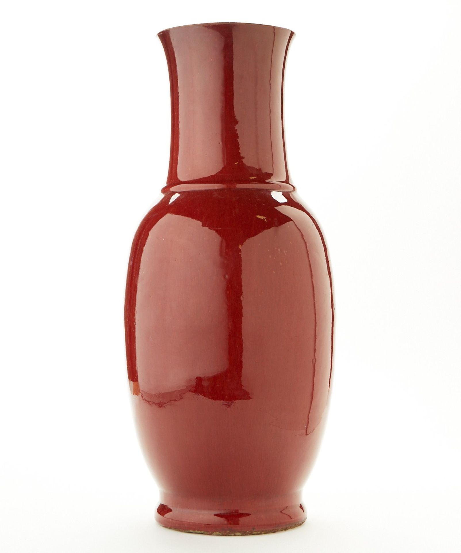 Large Chinese Oxblood Vase - Bild 3 aus 5