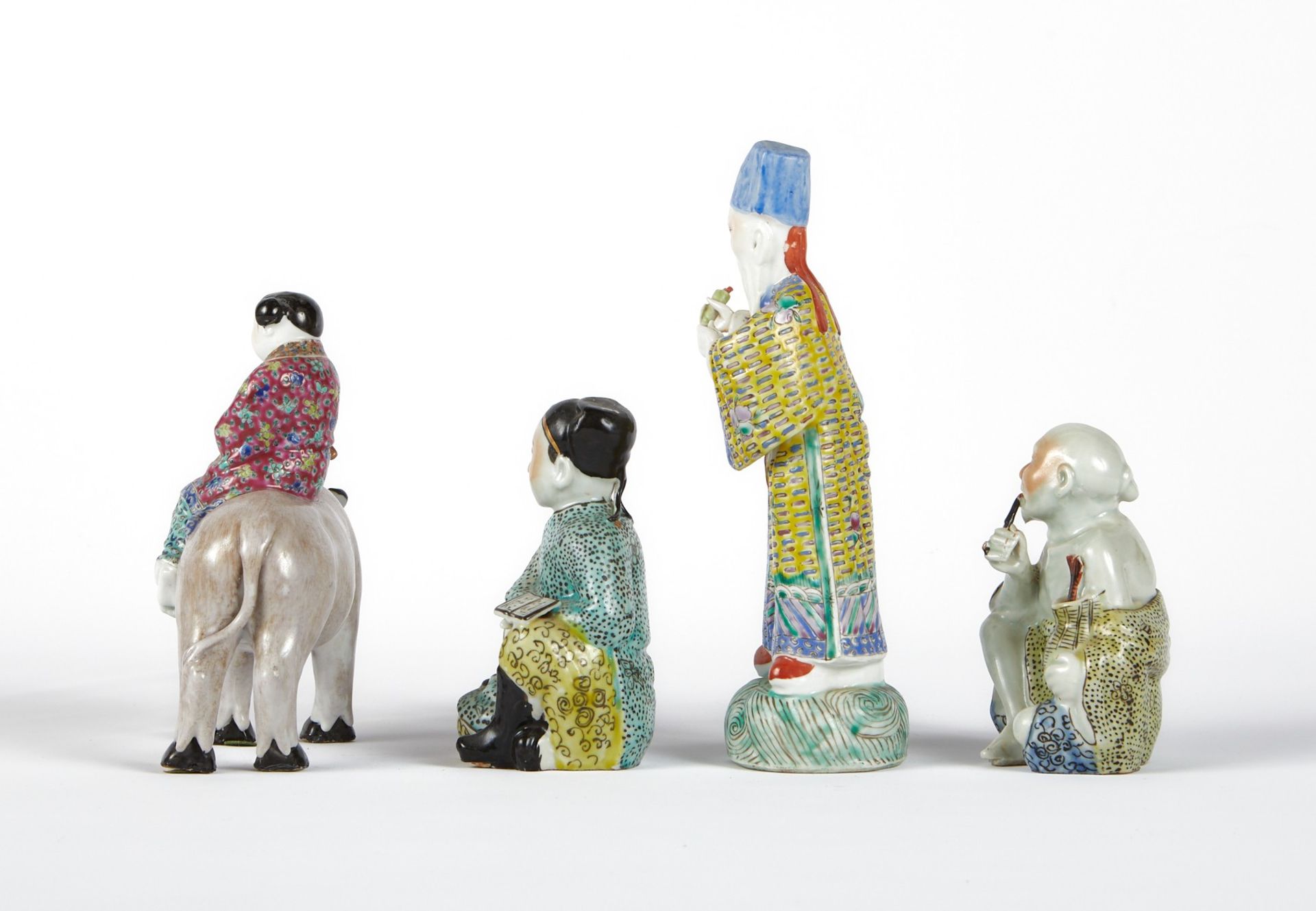 Grp: 4 Small Chinese Porcelain Figures - Bild 4 aus 7