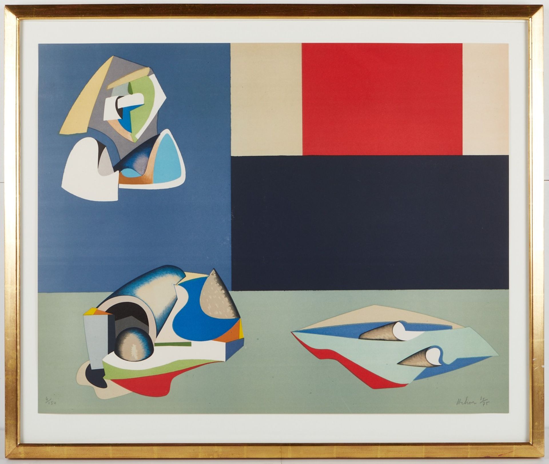 Jean Helion Modernist Abstract Print - Image 2 of 4