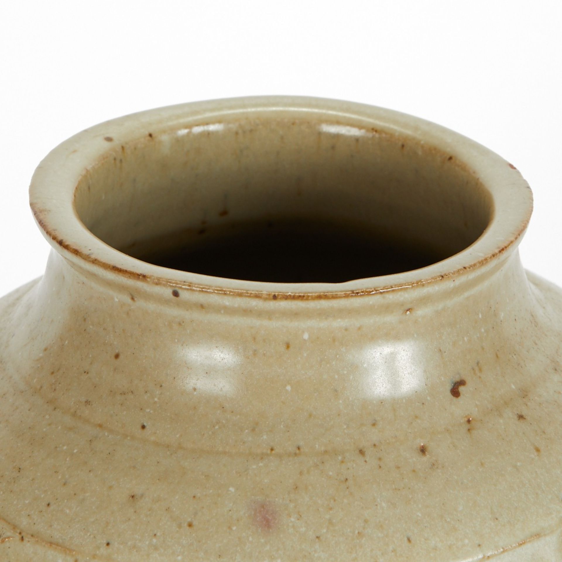 Large Warren Mackenzie Pottery Fluted Vase - Image 6 of 6