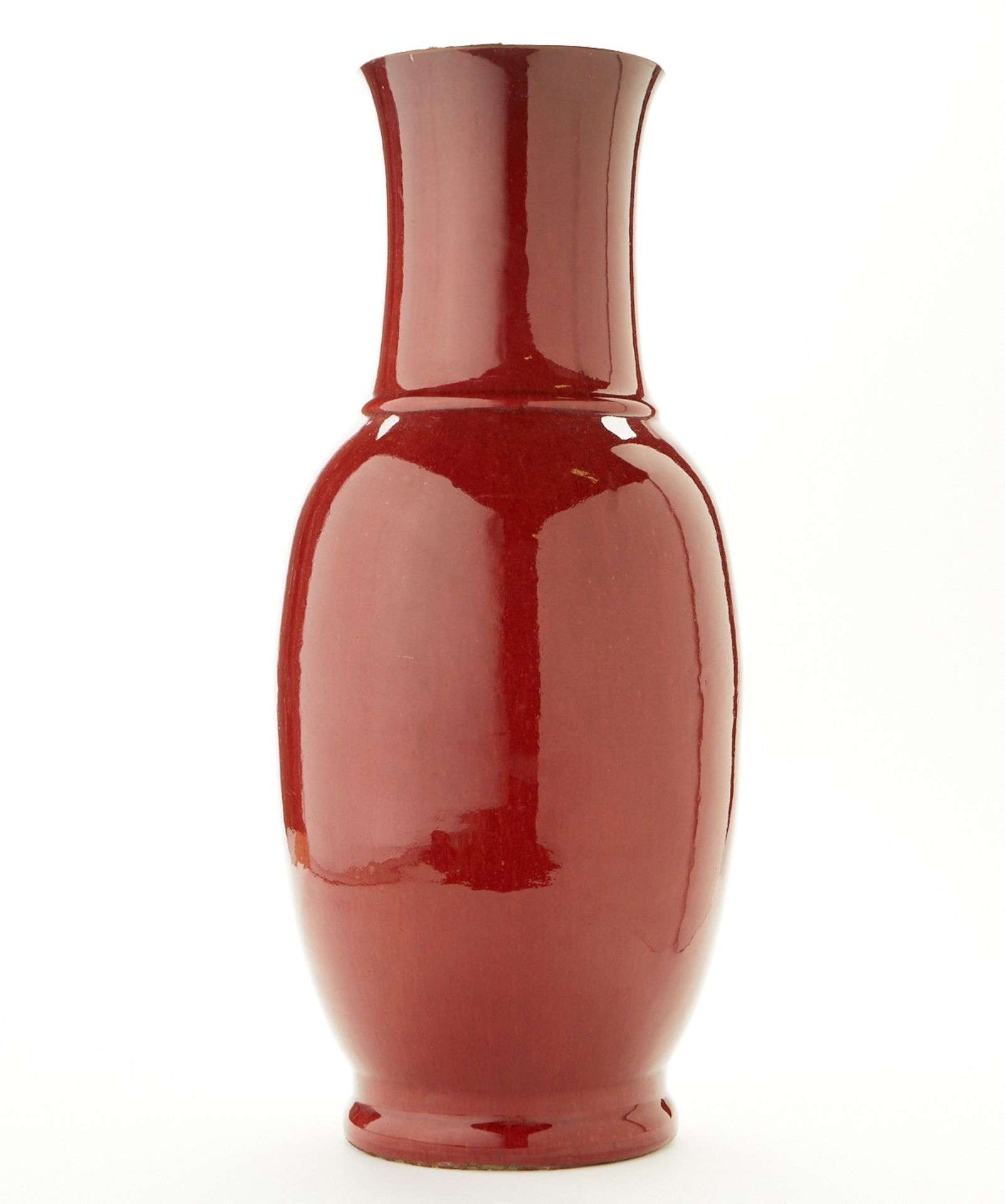 Large Chinese Oxblood Vase - Bild 2 aus 5