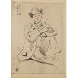 Paul Cezanne "Guillaumin Au Pendu" Etching