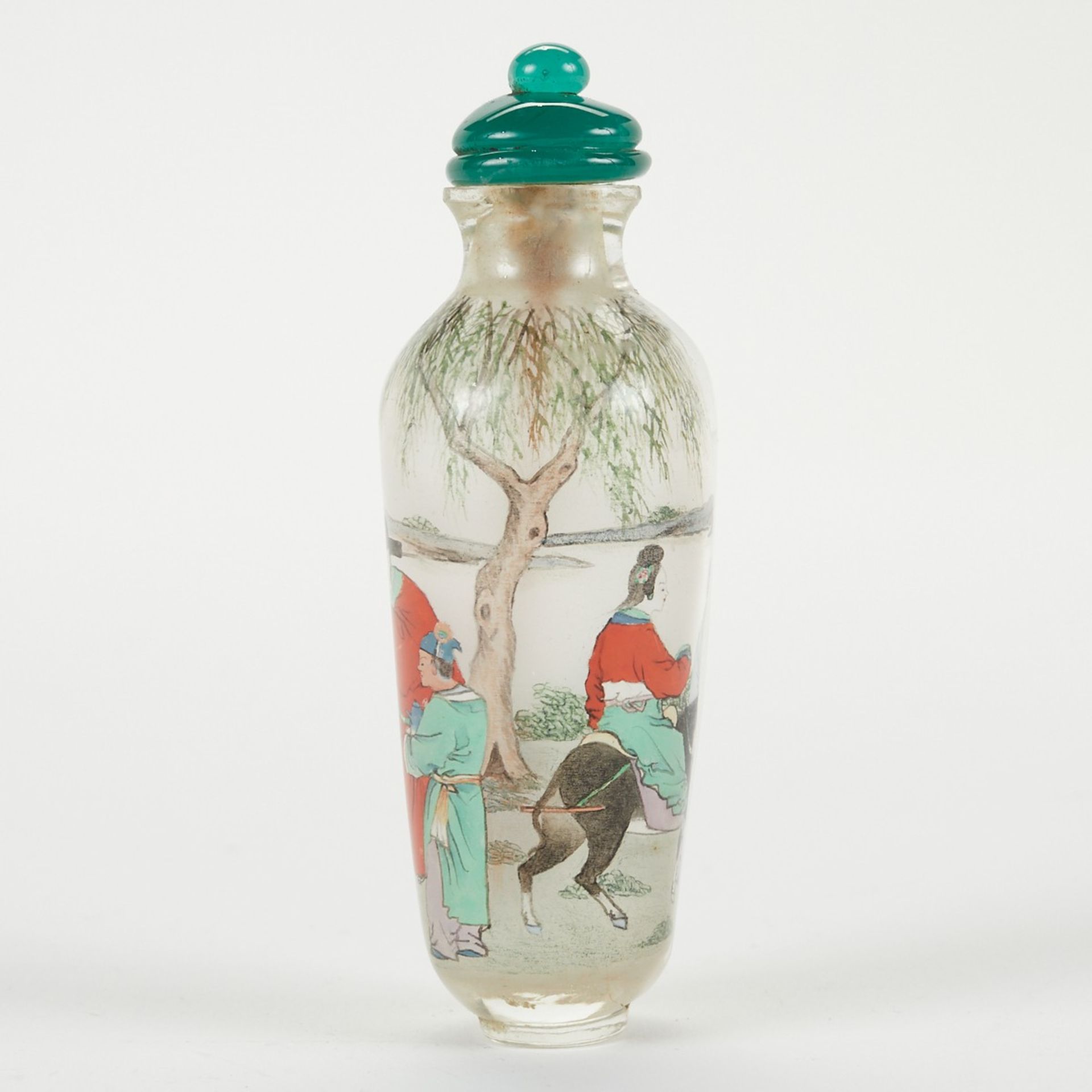 Chinese Inside-Painted Glass Snuff Bottle - Bild 4 aus 7