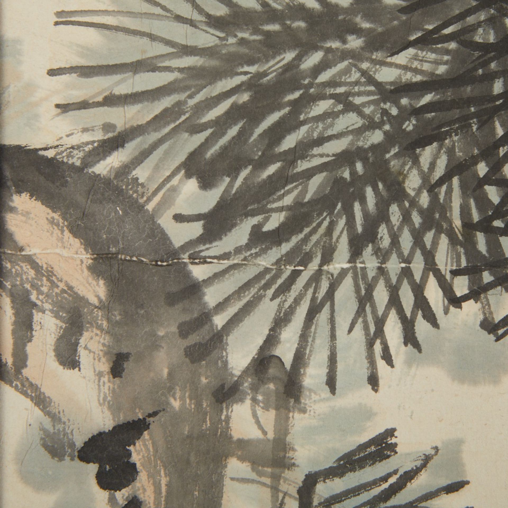 Painting by Zhao Yunhe Landscape w/ Birds - Image 8 of 8