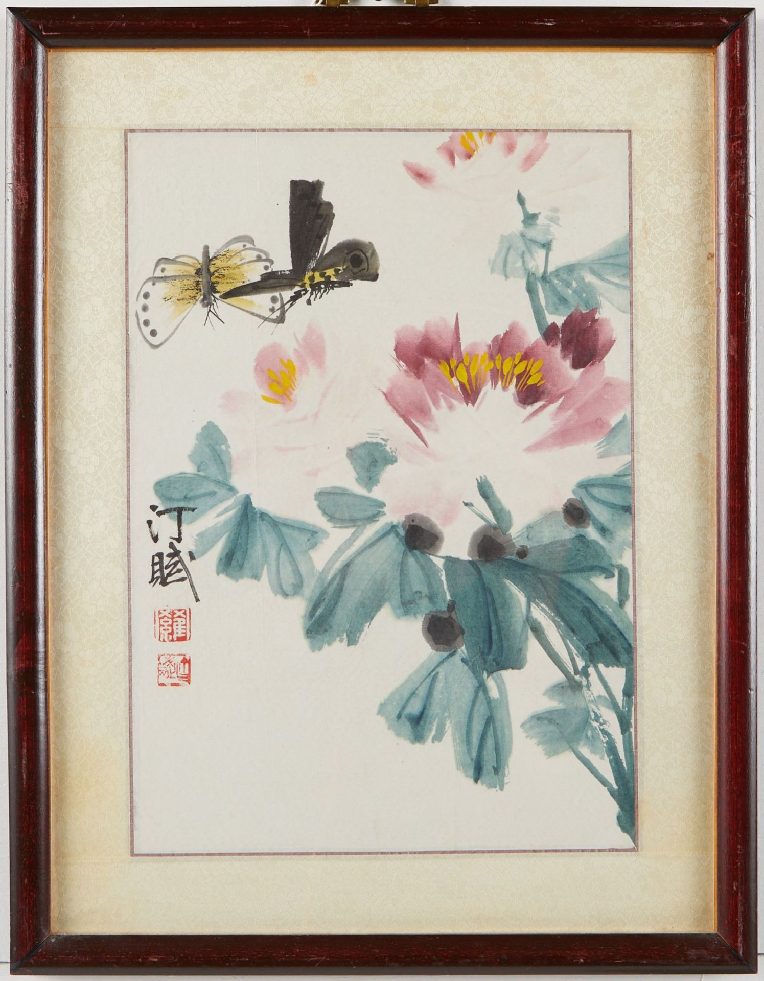 Grp: 3 Chinese Paintings Wu Zhong Xiong - Image 6 of 14