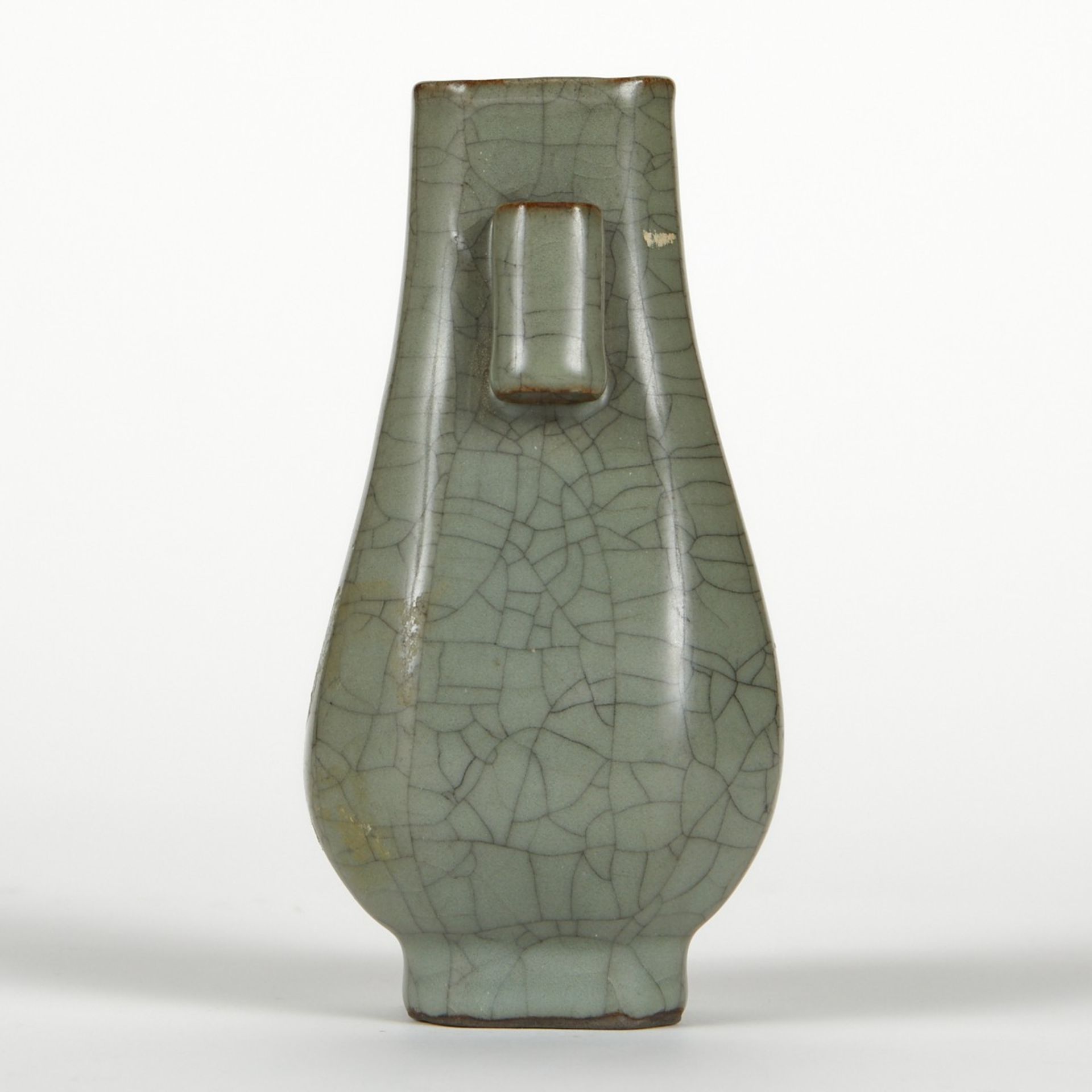 Chinese High Fired Ceramic Crackle Hu Vase - Image 3 of 7