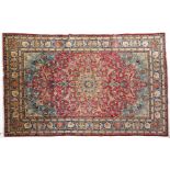 Large Persian Kermin Carpet Rug