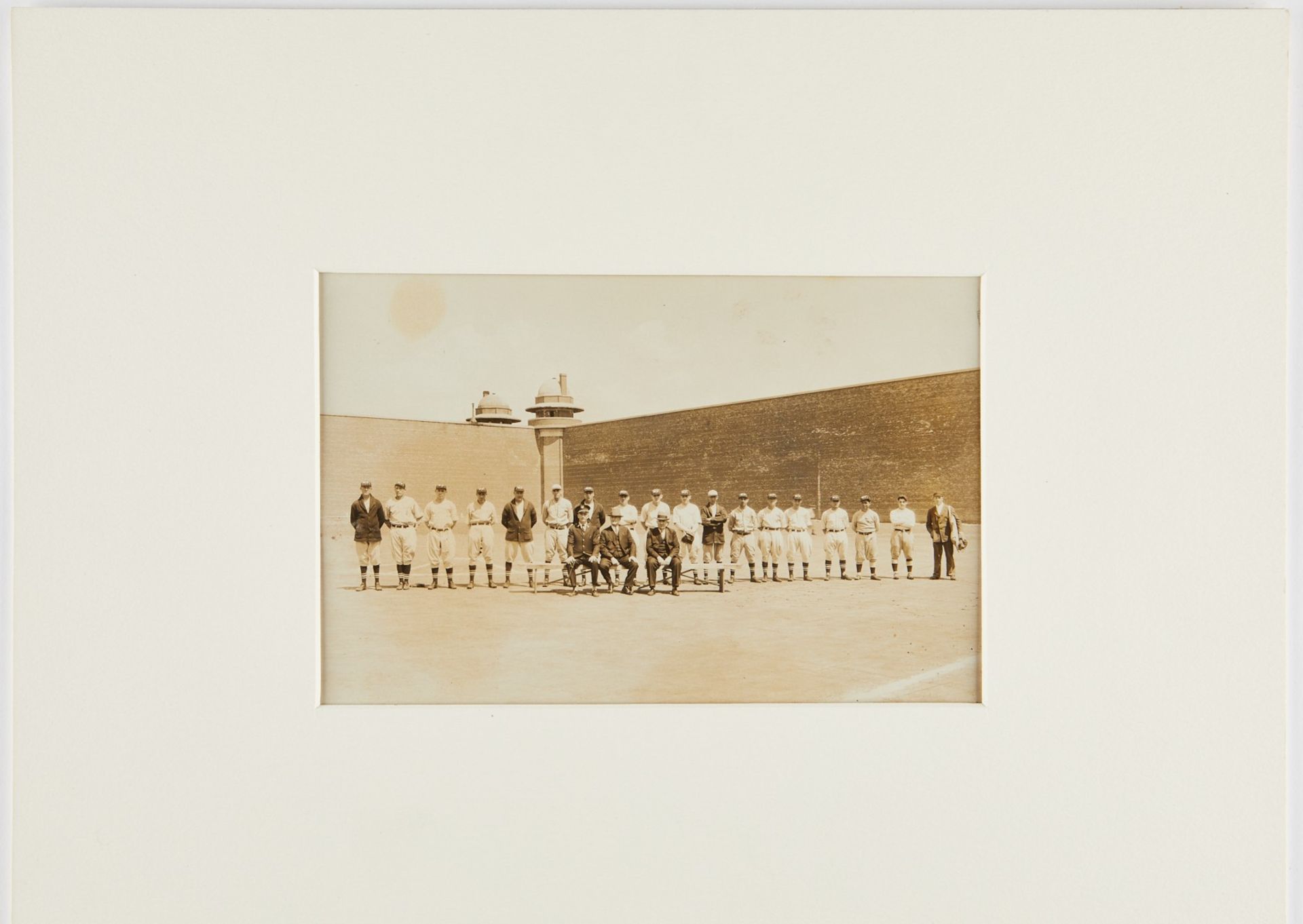 Grp: 2 Prison Baseball Photographs Early 20th c. - Bild 2 aus 7