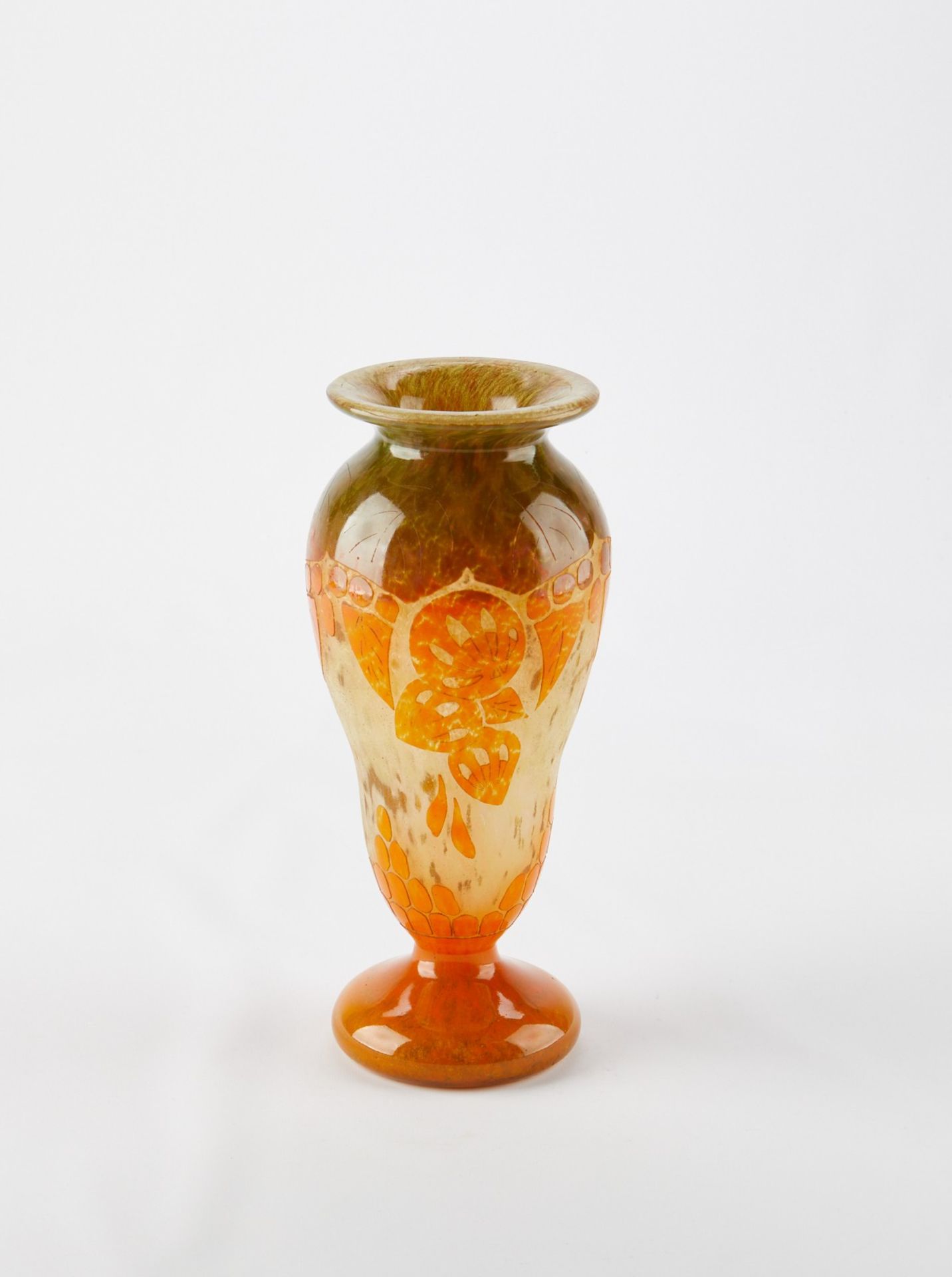 Schneider La Verre Francais Art Deco Cameo Vase - Bild 5 aus 7
