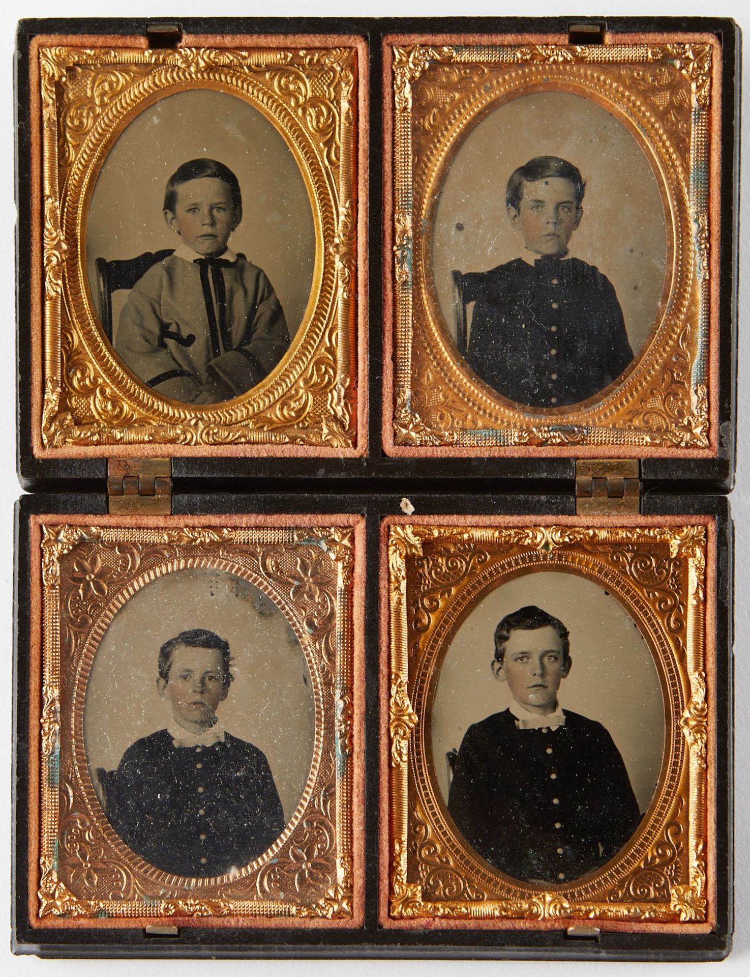 Grp: 4 Cased Daguerreotype Photographs - Bild 2 aus 7