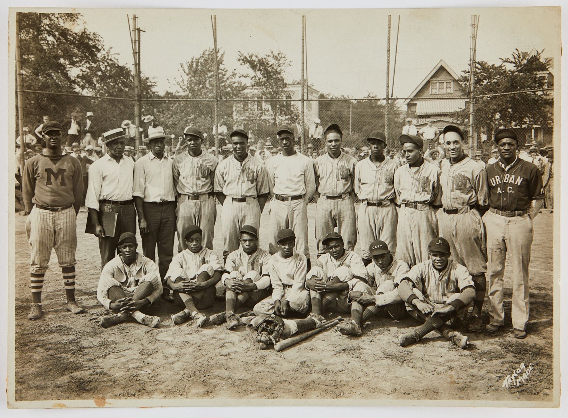 Milwaukee Urban League Baseball Team Photograph 1930