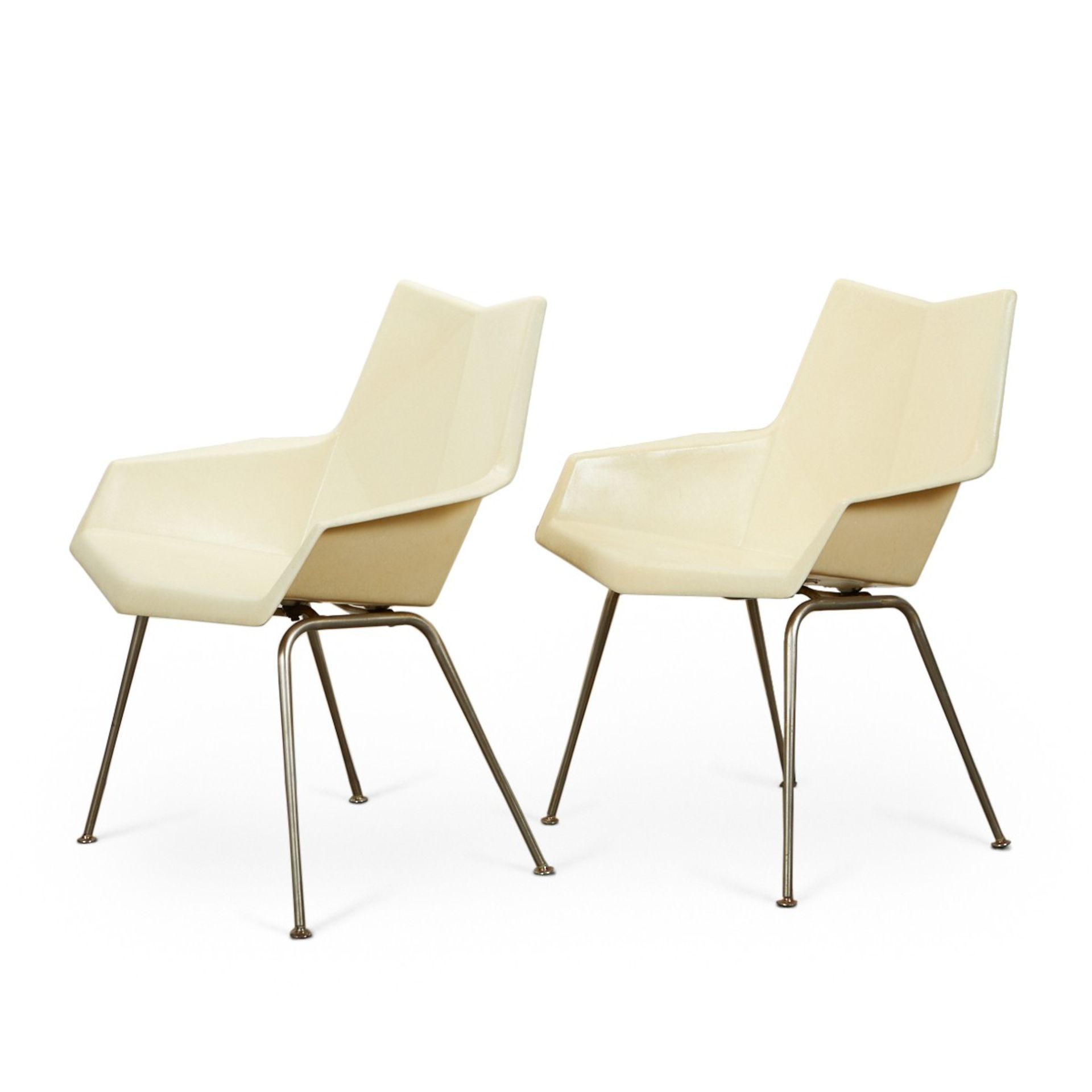 Pr: Paul McCobb Faceted Form Armchairs Origami - Bild 3 aus 9