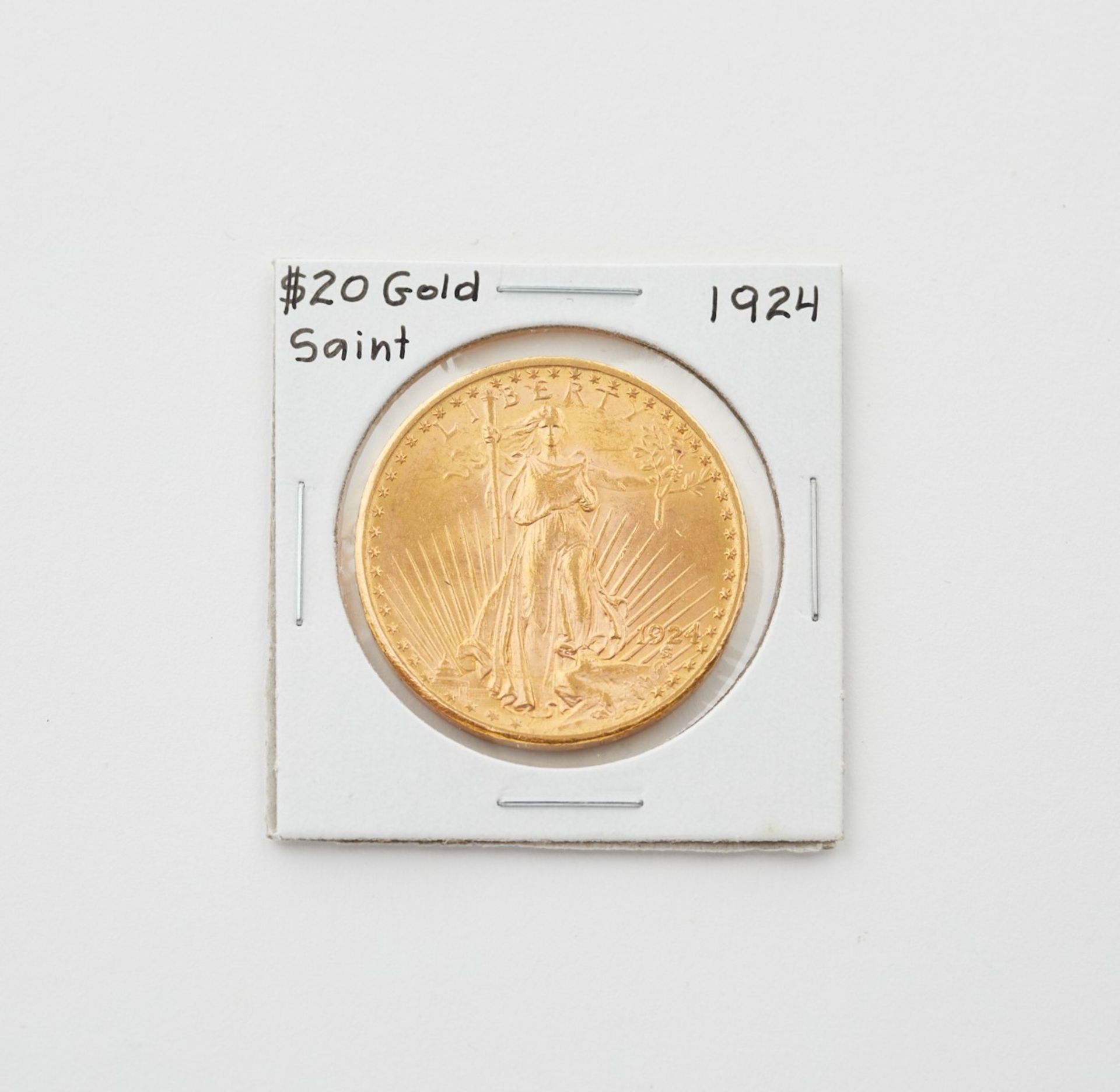 1924 $20 Gold Saint-Gaudens Coin