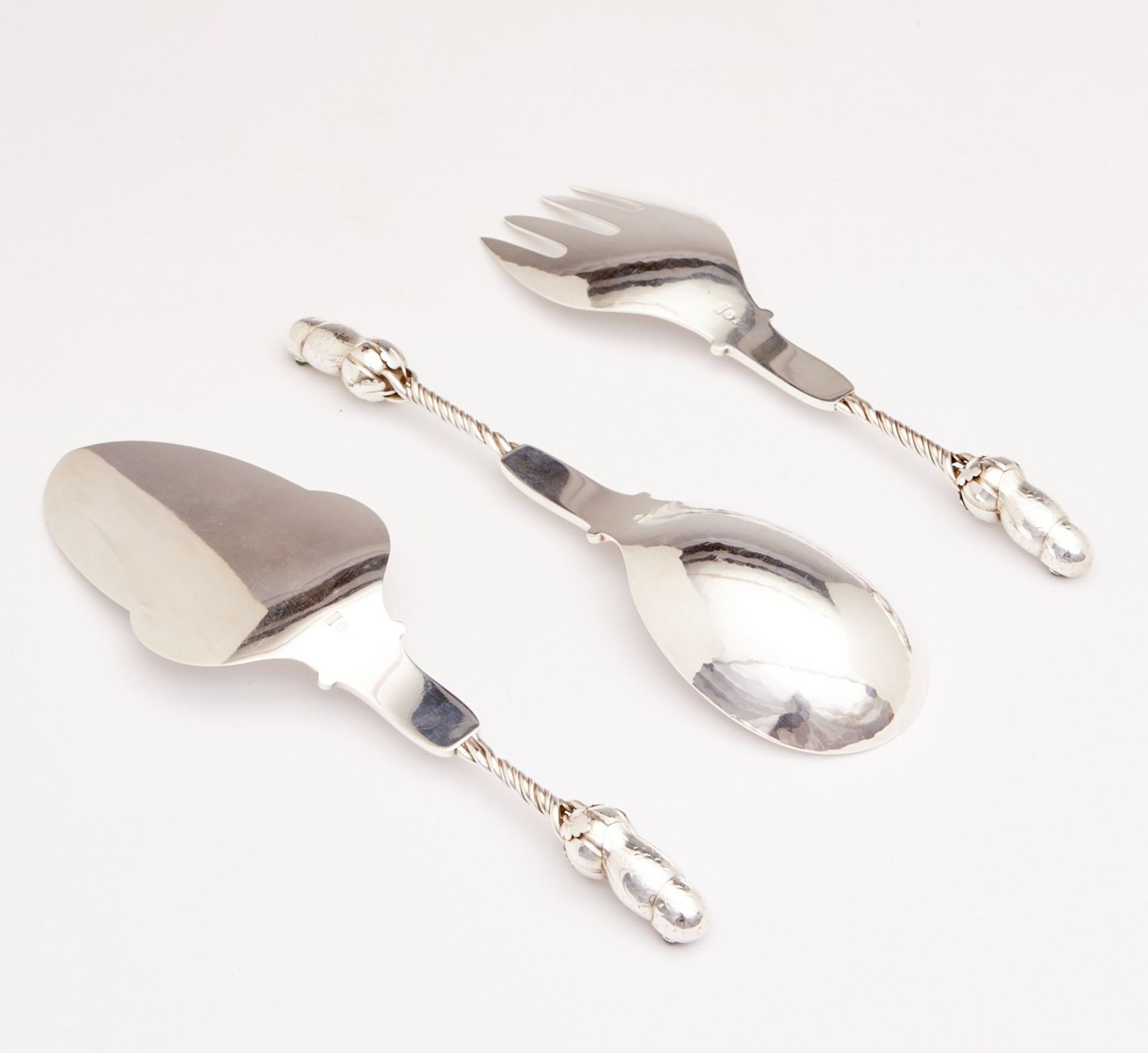 Rare Georg Jensen Owl Serving Set - Bild 3 aus 4