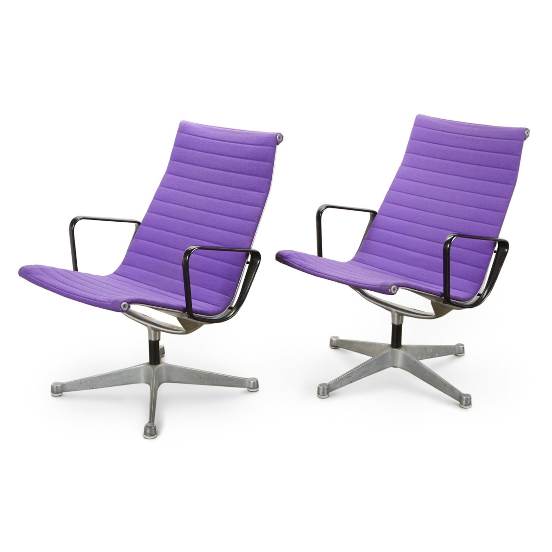Pr: Eames Herman Miller Aluminum Group Chairs - Bild 3 aus 14
