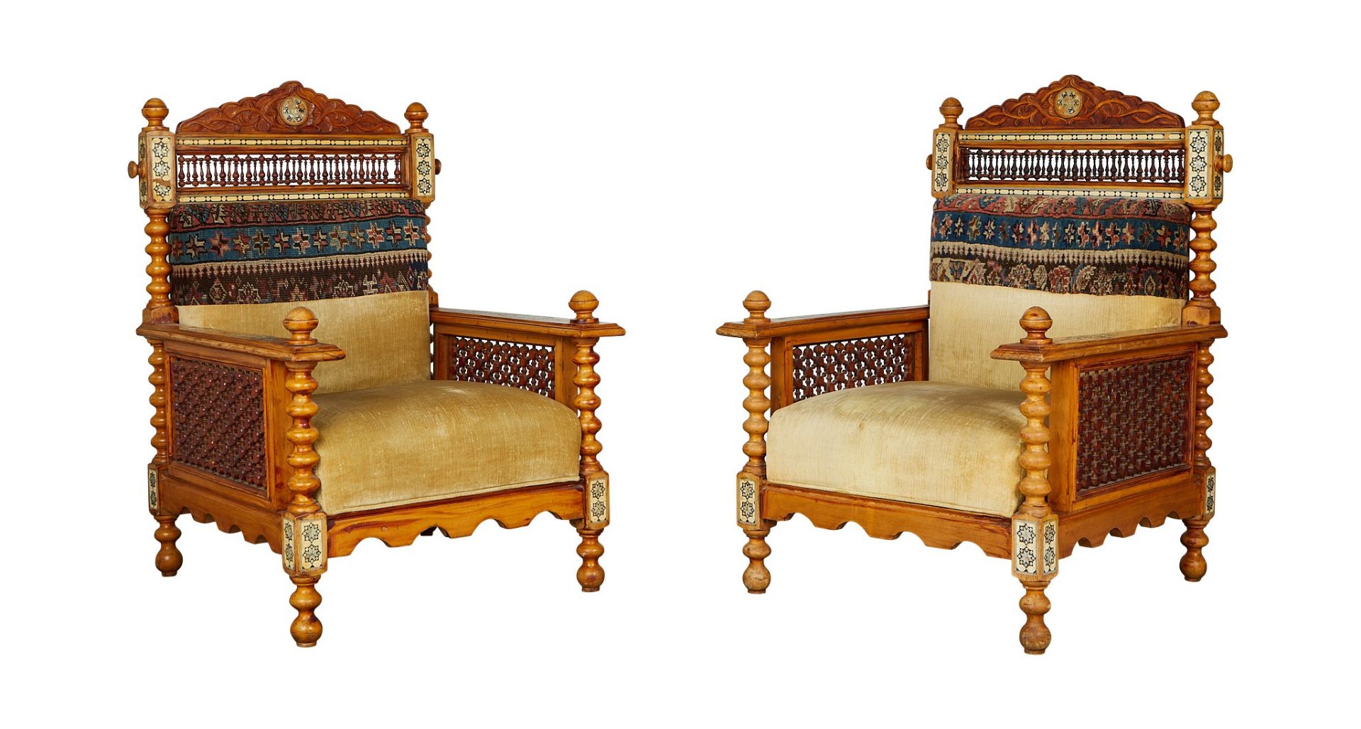 Levantine Persian Salon Suite Furniture - Bild 2 aus 23