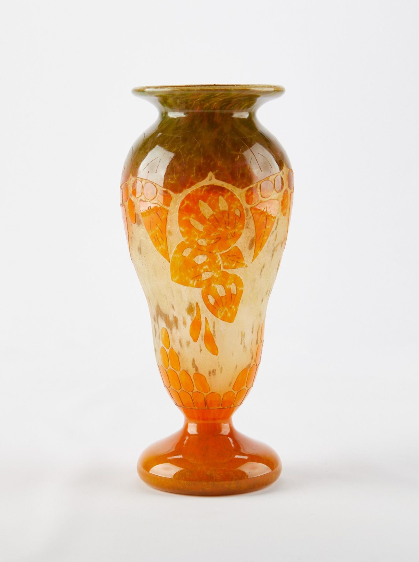 Schneider La Verre Francais Art Deco Cameo Vase - Bild 4 aus 7