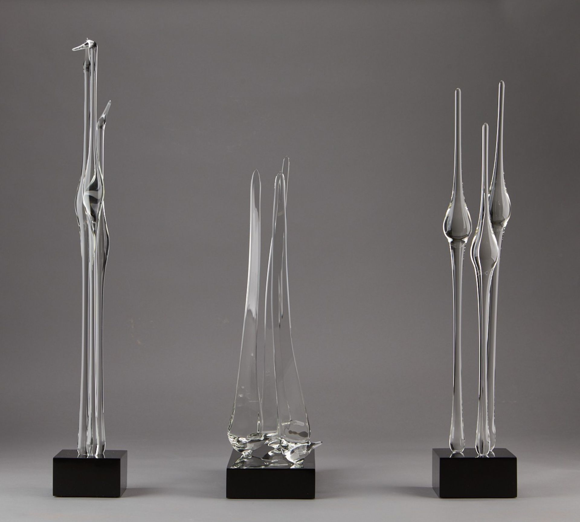 Grp: 3 Guyol Glass Sculptures - Bild 6 aus 10